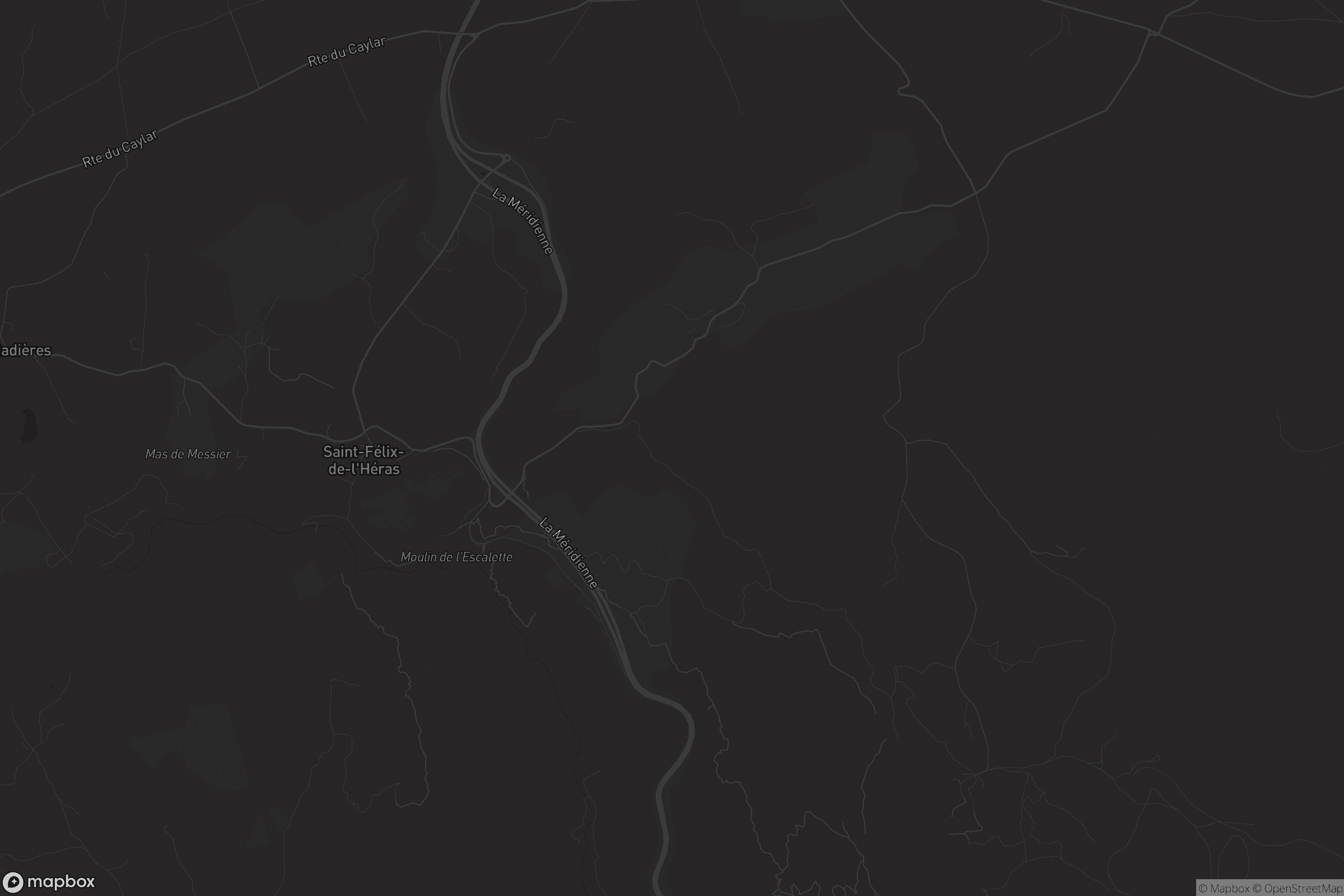 Carte de Saint-Félix-de-l'Héras