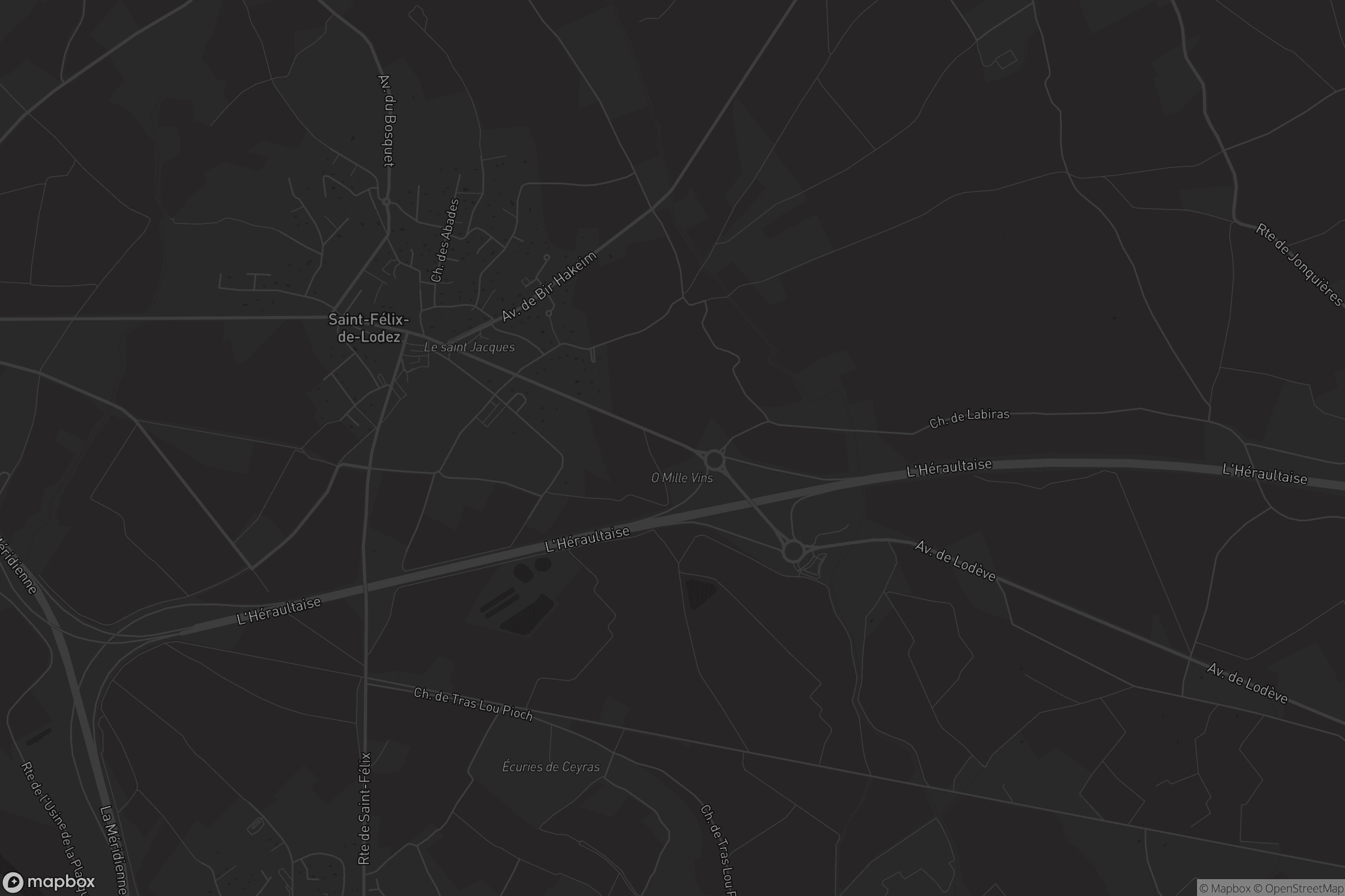 Carte de Saint-Félix-de-Lodez