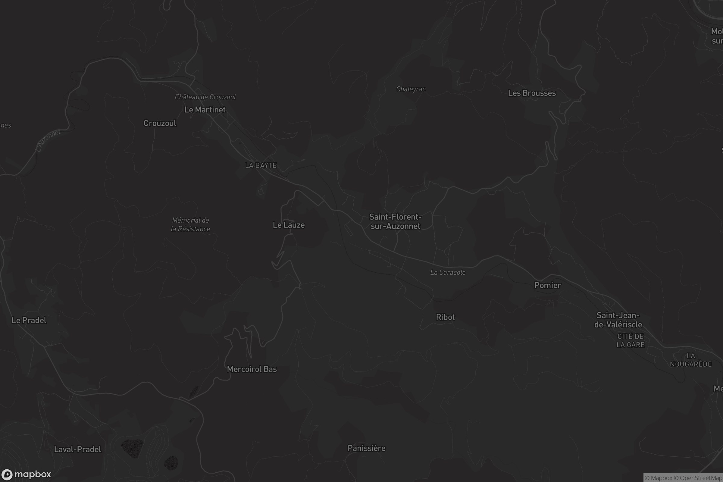 Carte de Saint-Florent-sur-Auzonnet