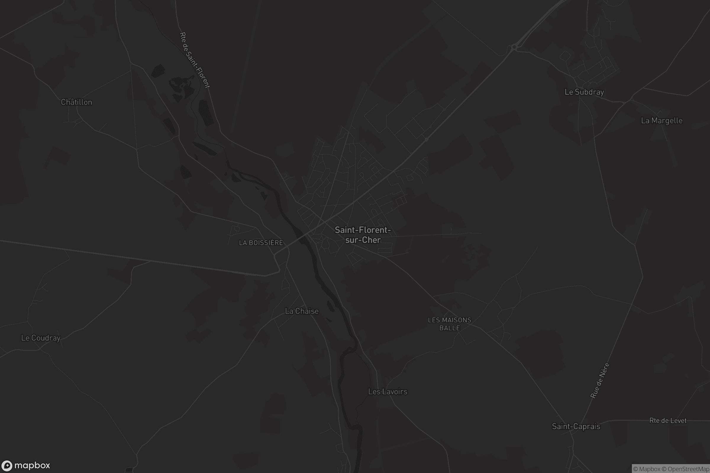 Carte de Saint-Florent-sur-Cher