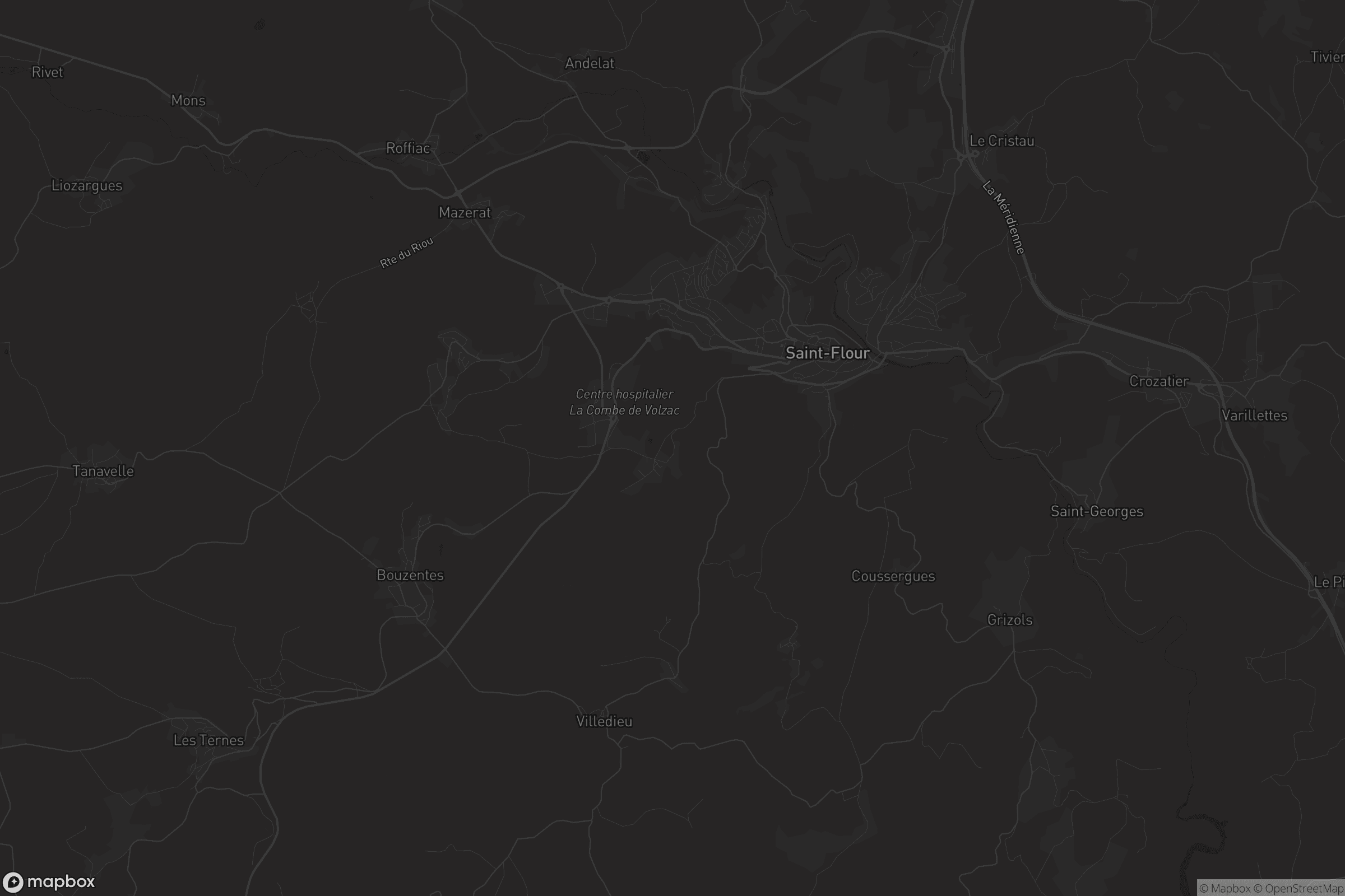 Carte de Saint-Flour