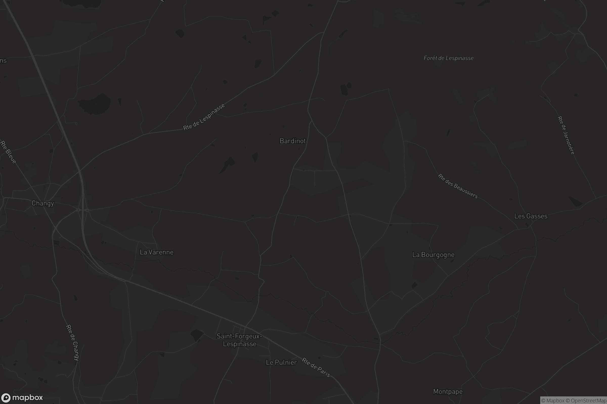 Carte de Saint-Forgeux-Lespinasse