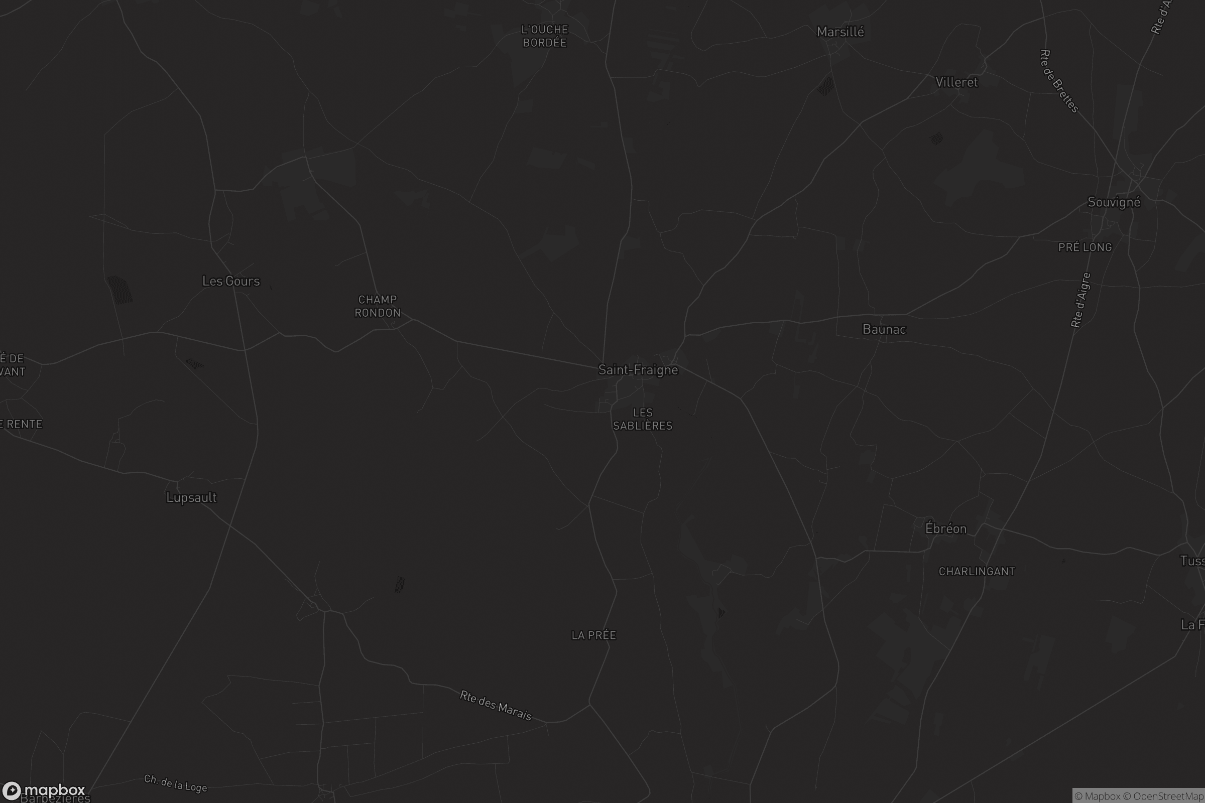 Carte de Saint-Fraigne