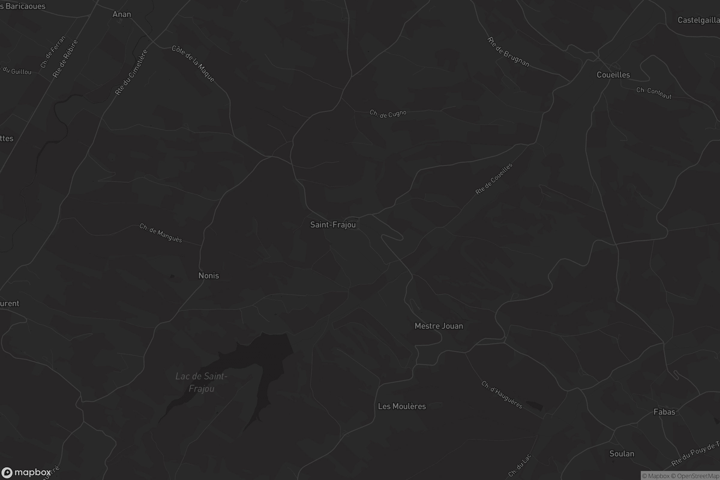 Carte de Saint-Frajou