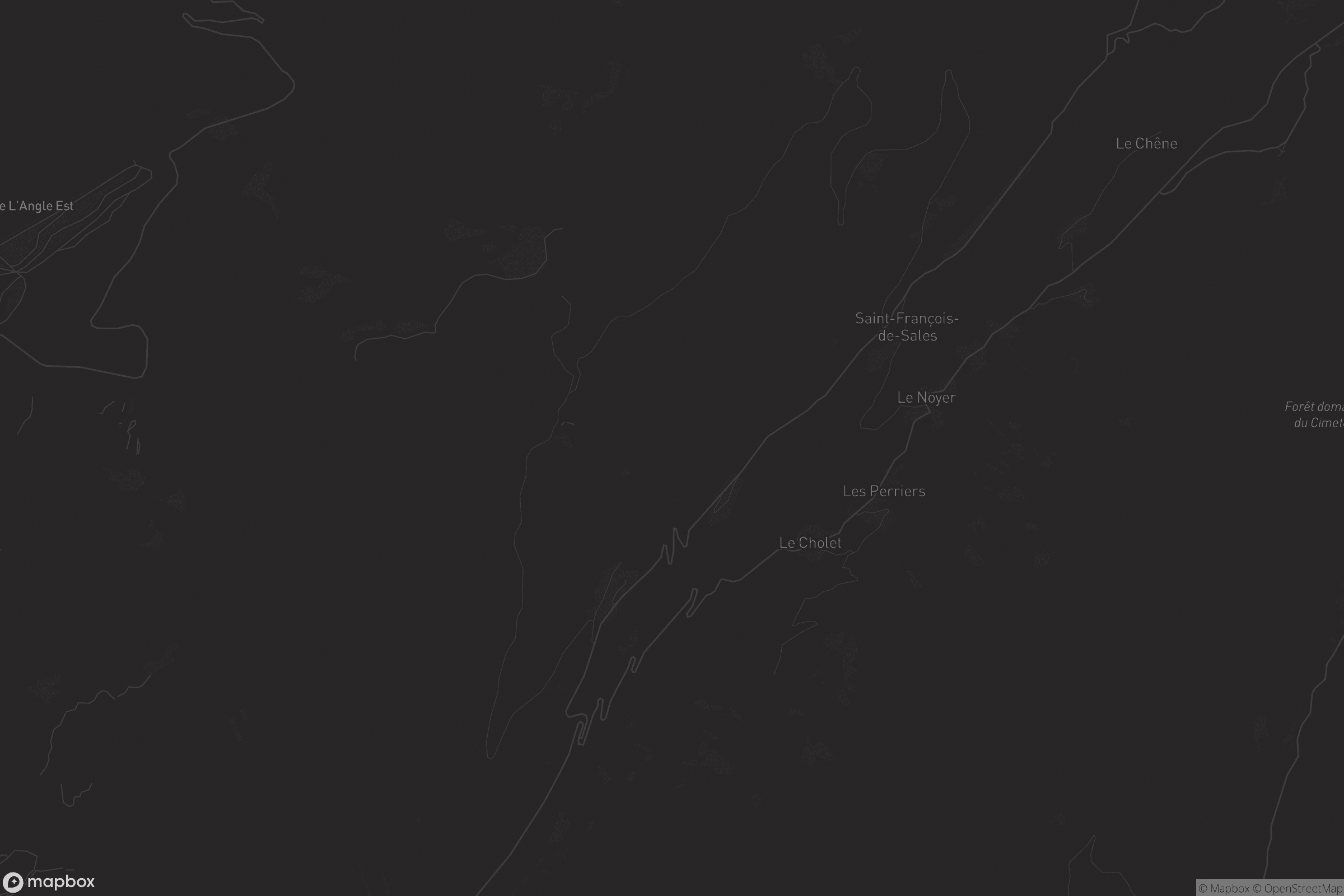 Carte de Saint-François-de-Sales