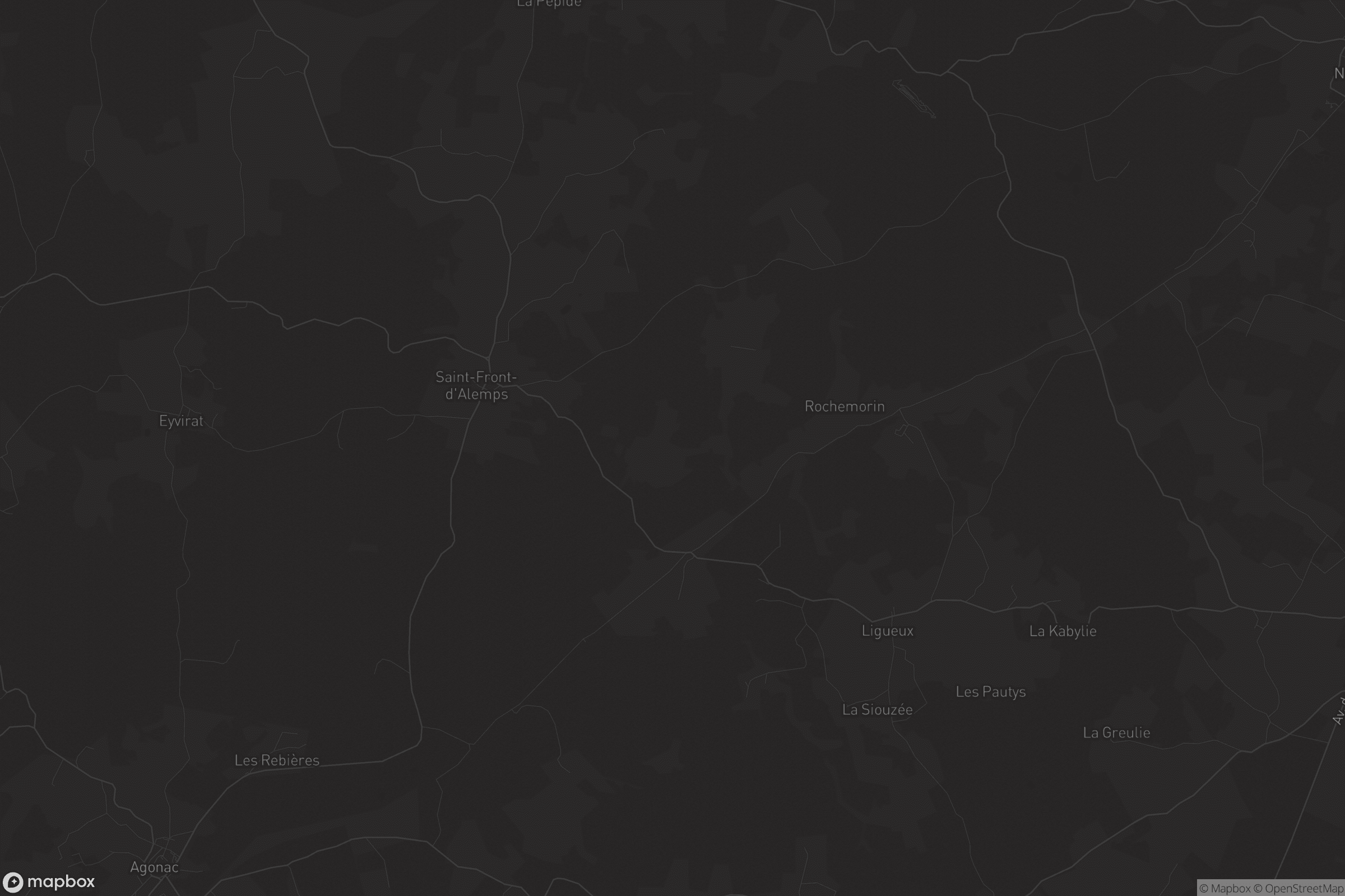 Carte de Saint-Front-d'Alemps