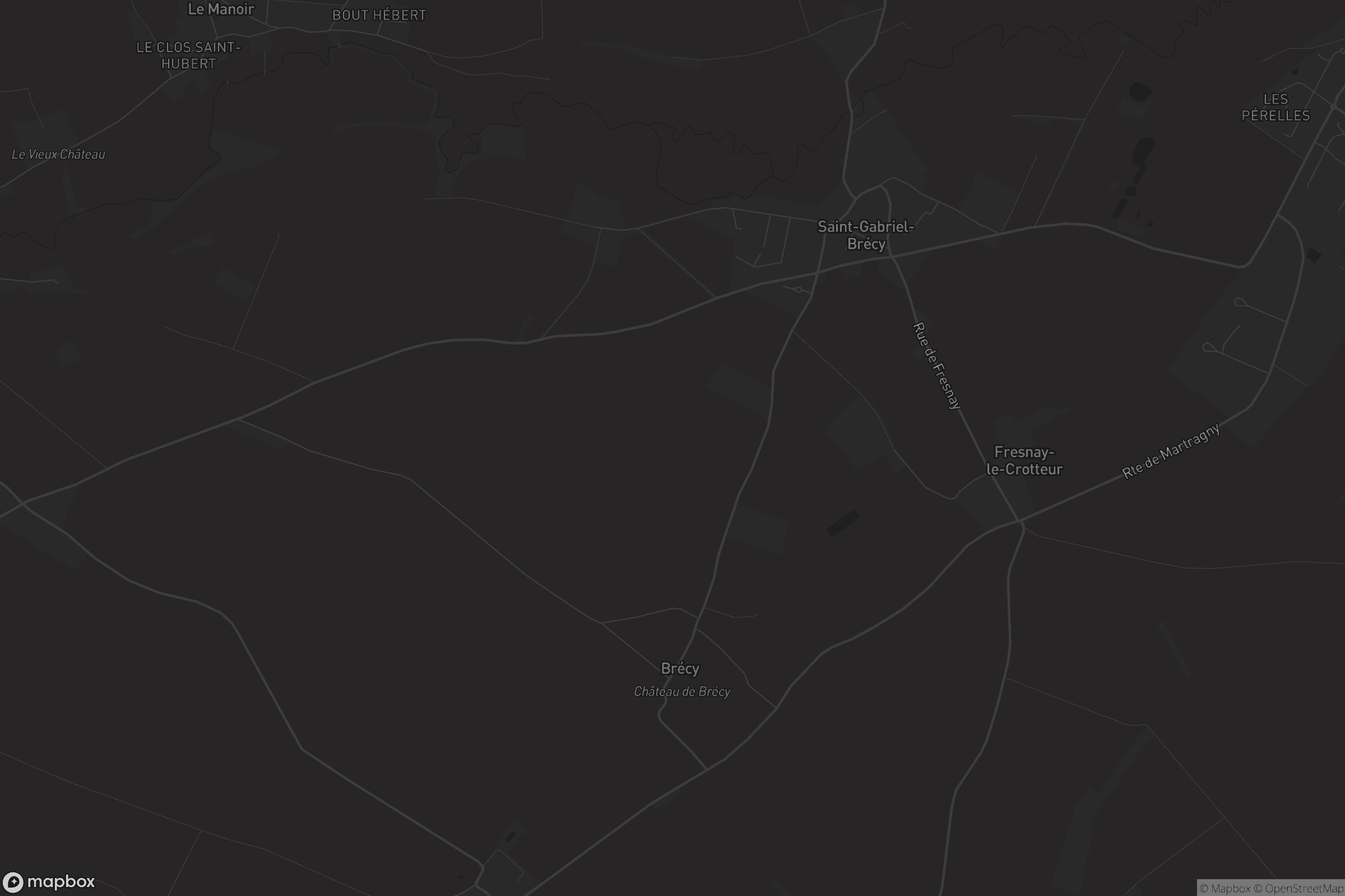 Carte de Saint-Gabriel-Brécy