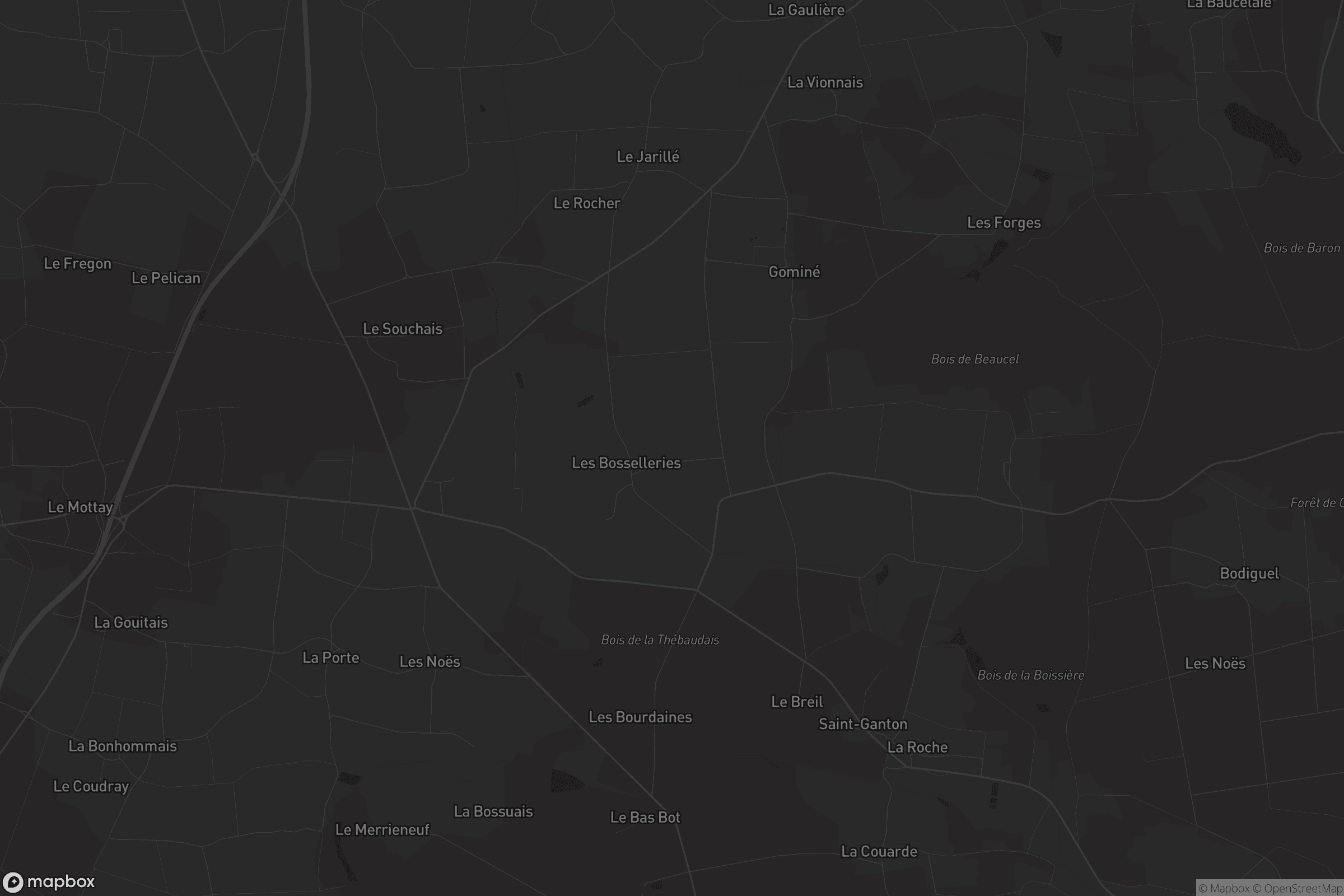 Carte de Saint-Ganton