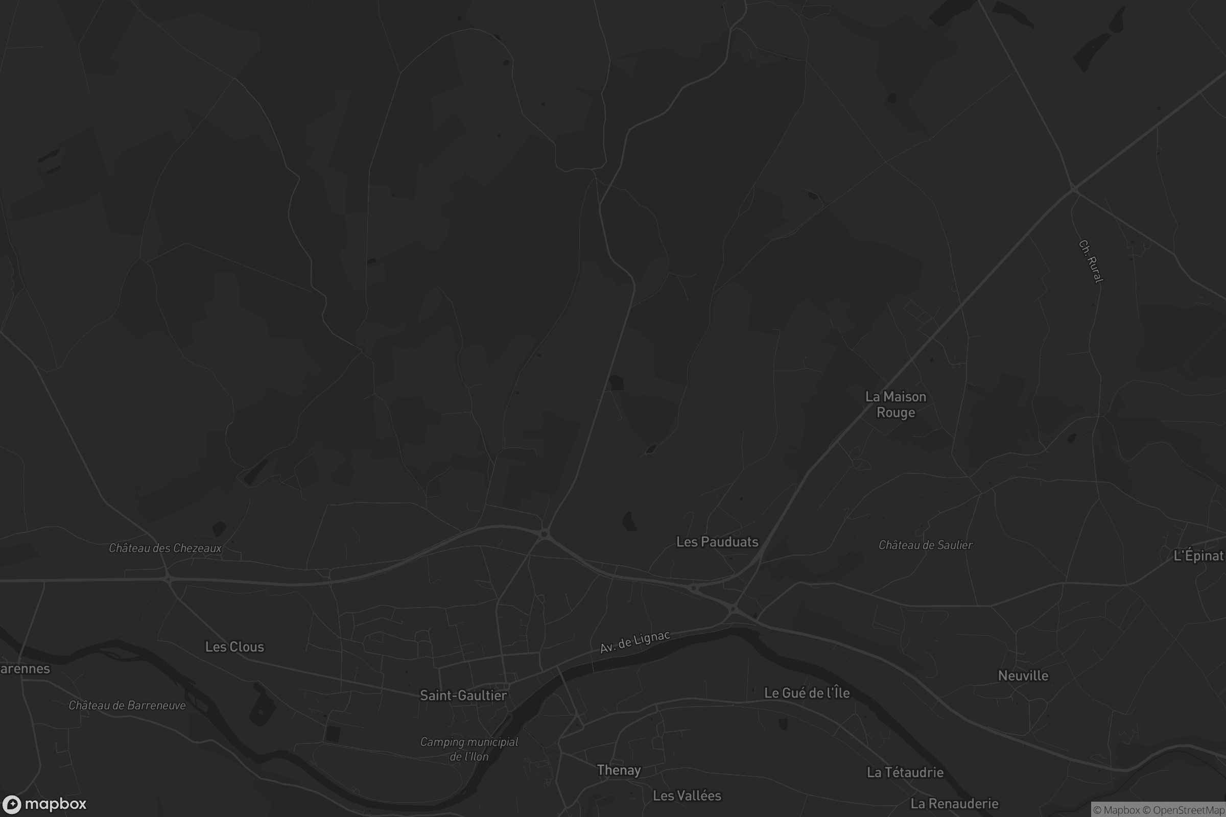 Carte de Saint-Gaultier