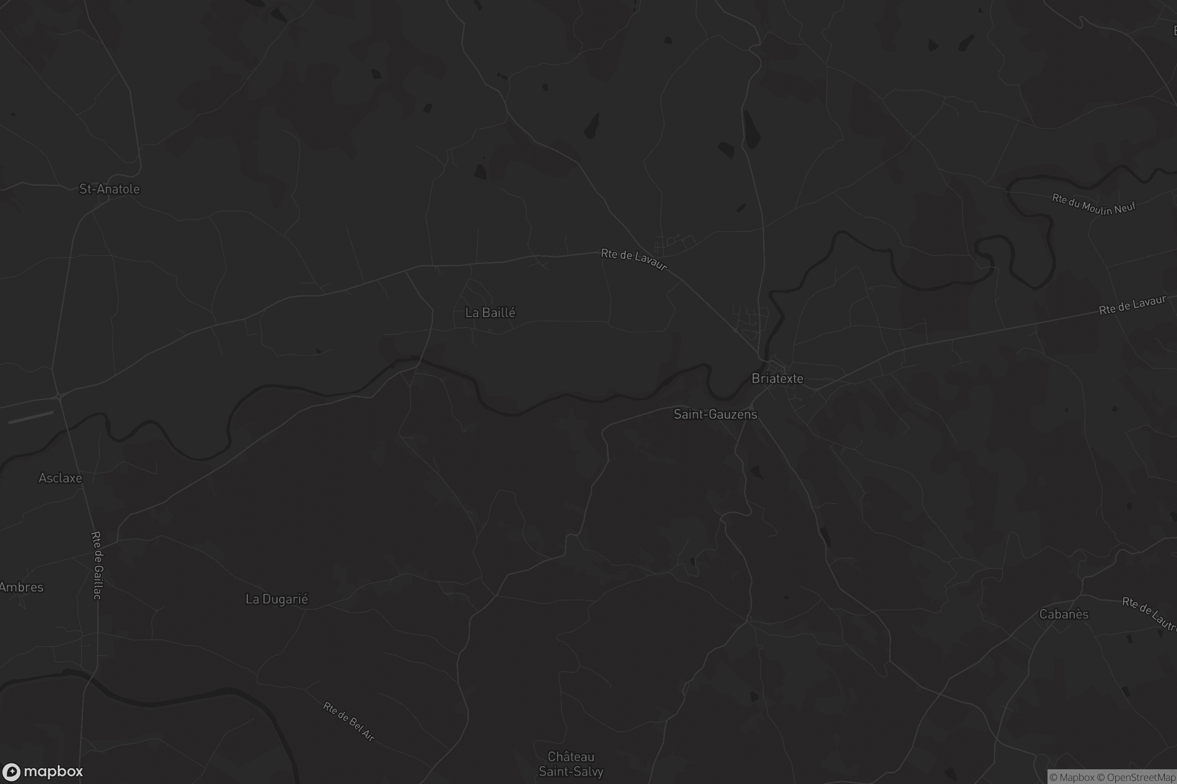 Carte de Saint-Gauzens