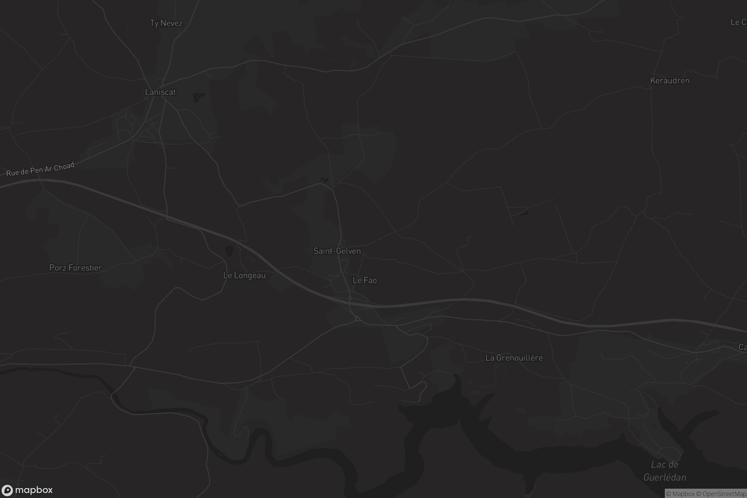 Carte de Saint-Gelven