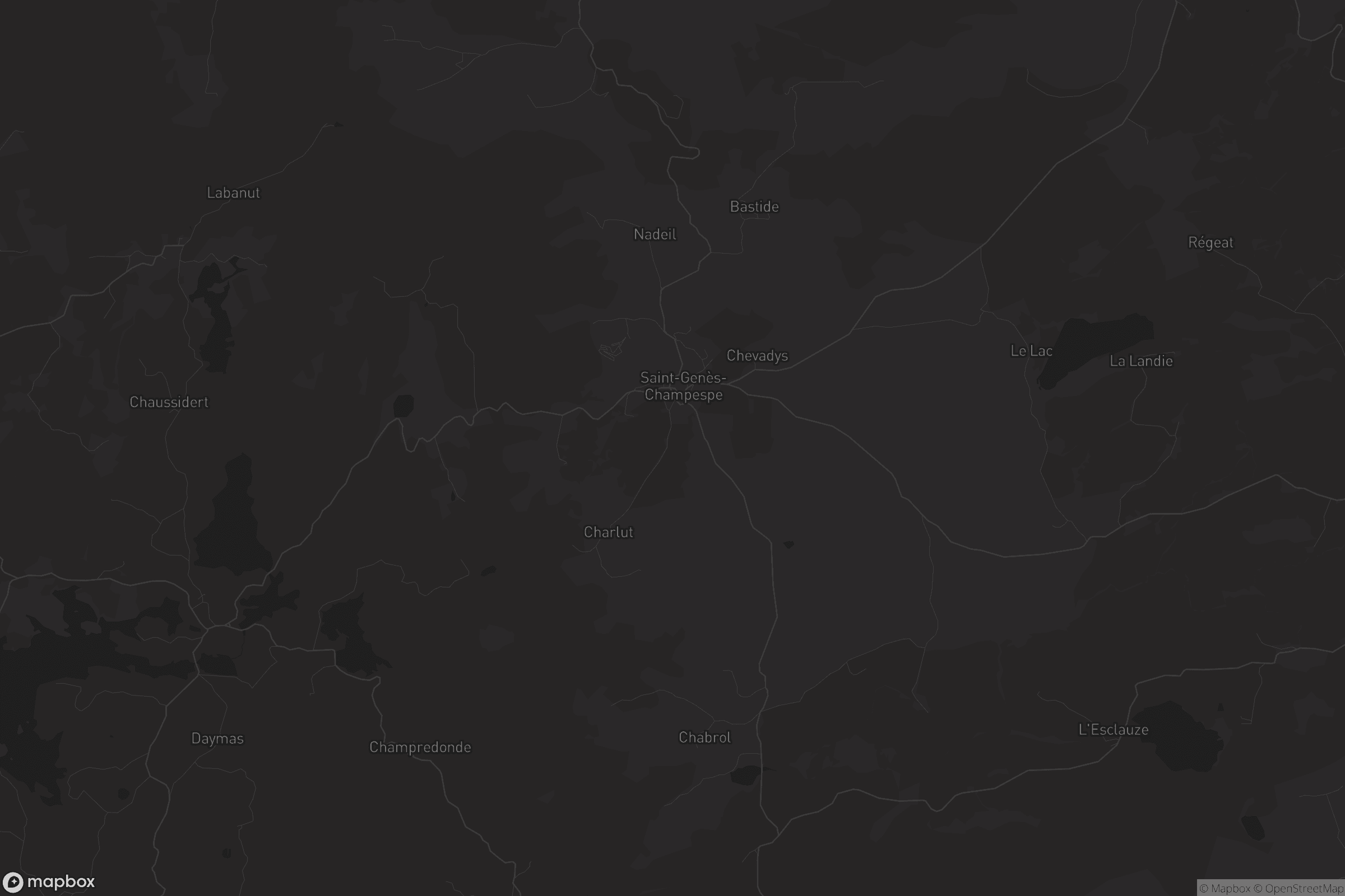 Carte de Saint-Genès-Champespe