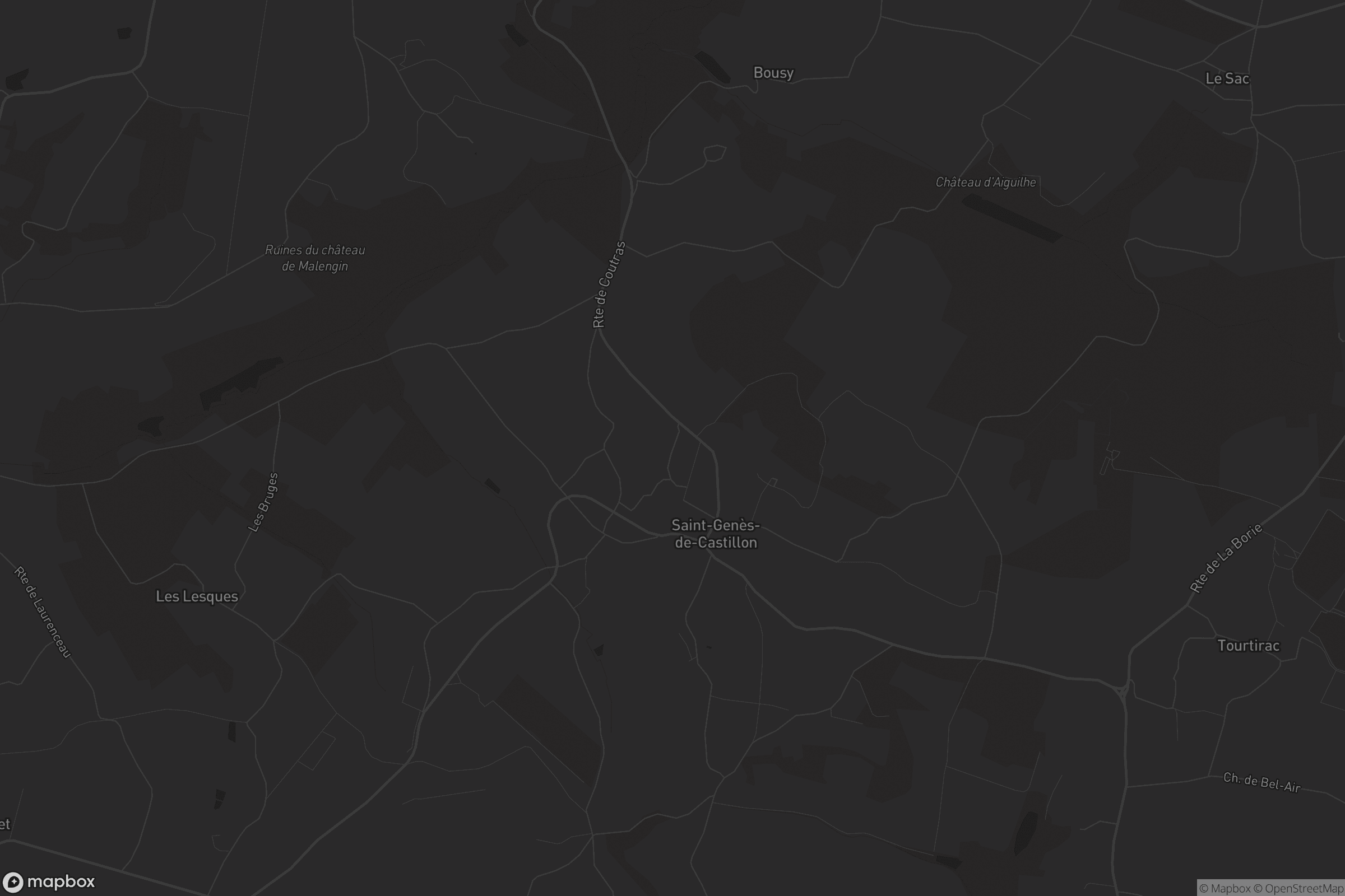 Carte de Saint-Genès-de-Castillon