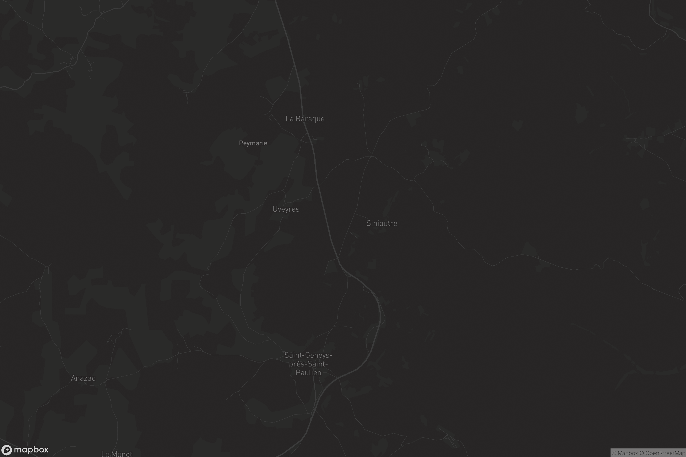 Carte de Saint-Geneys-près-Saint-Paulien