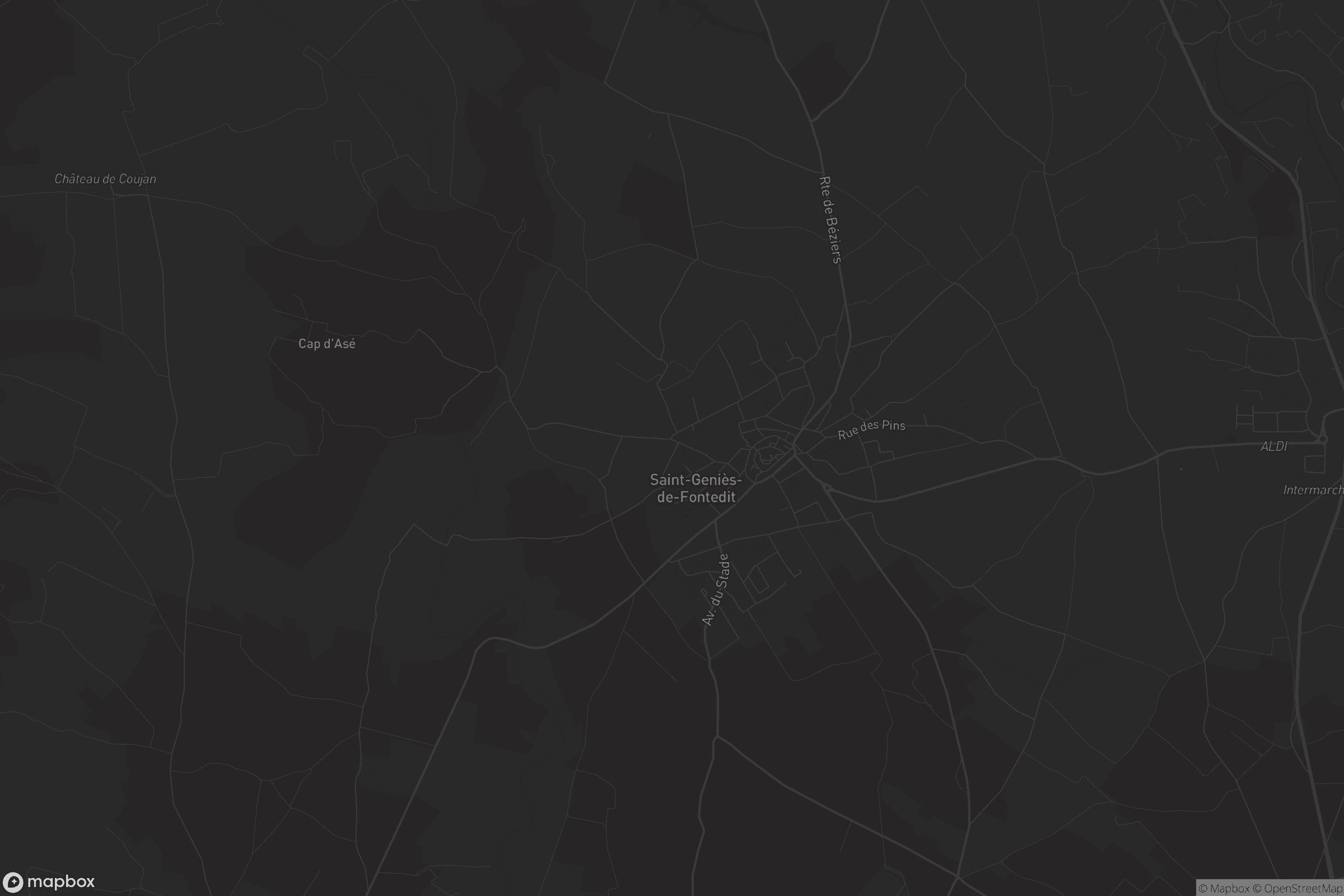 Carte de Saint-Geniès-de-Fontedit