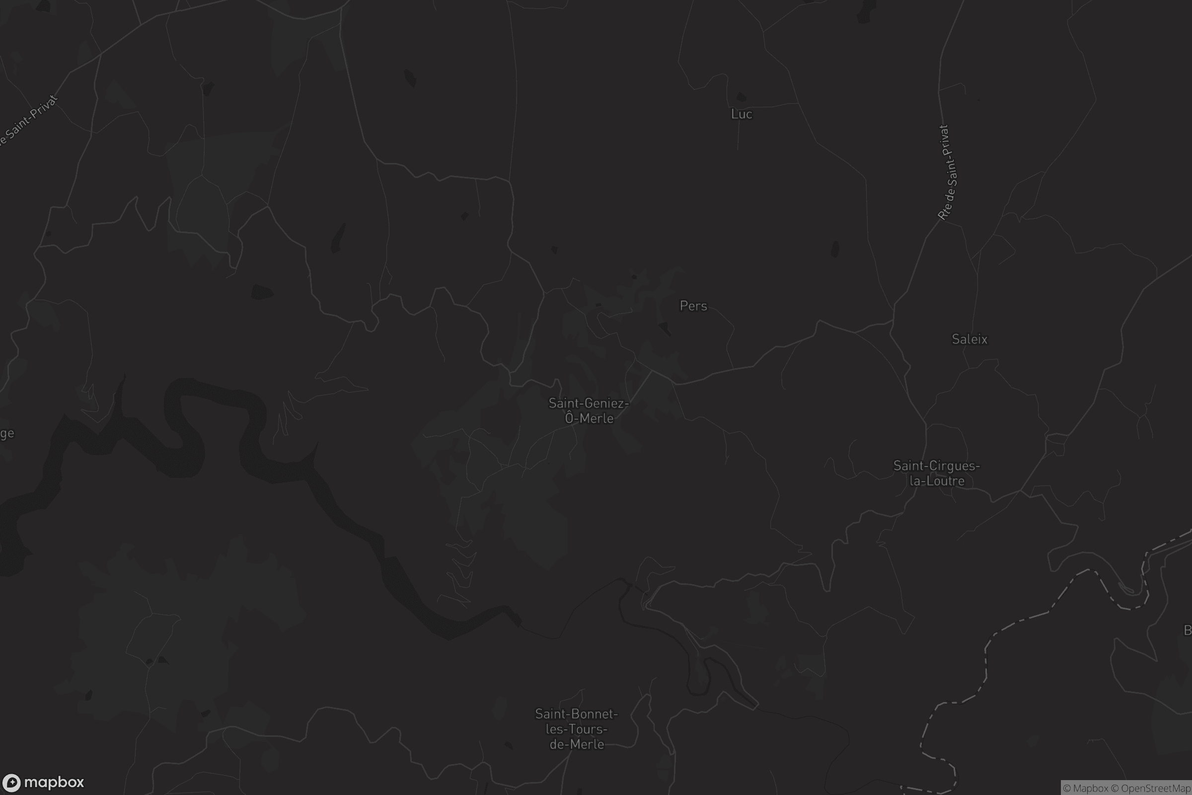 Carte de Saint-Geniez-ô-Merle