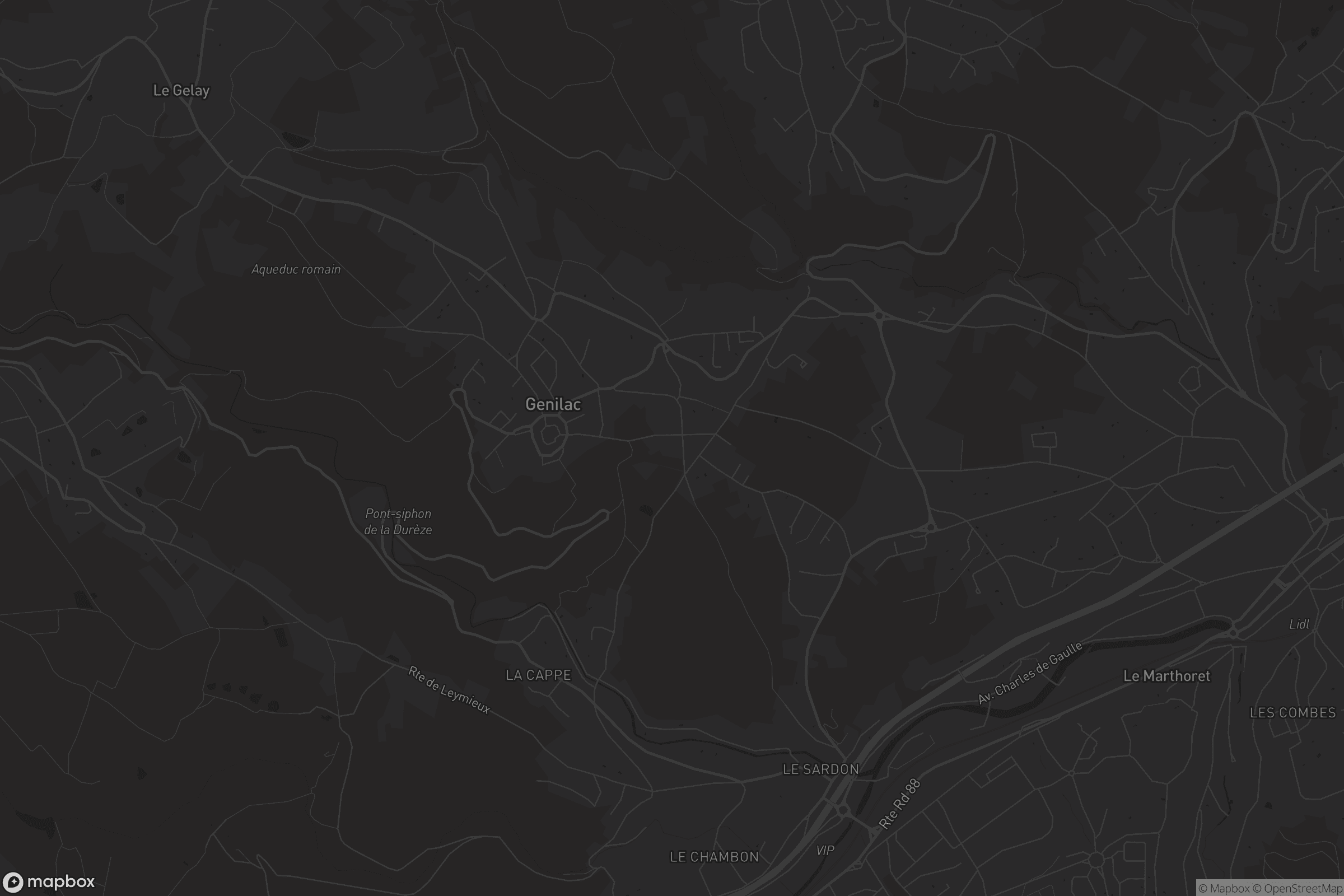 Carte de Saint-Genis-Terrenoire