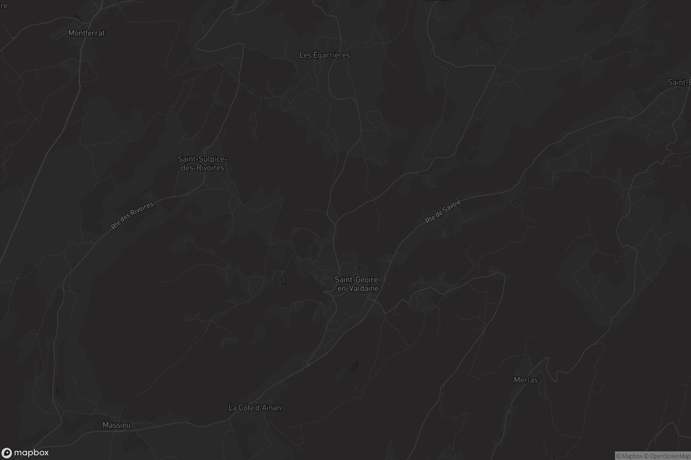 Carte de Saint-Geoire-en-Valdaine