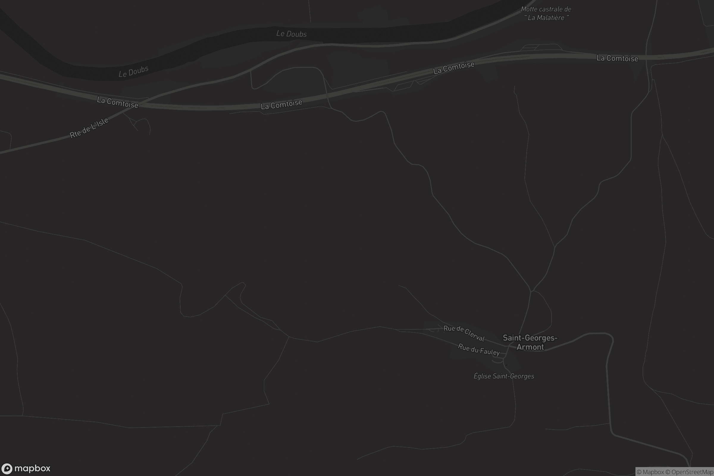Carte de Saint-Georges-Armont