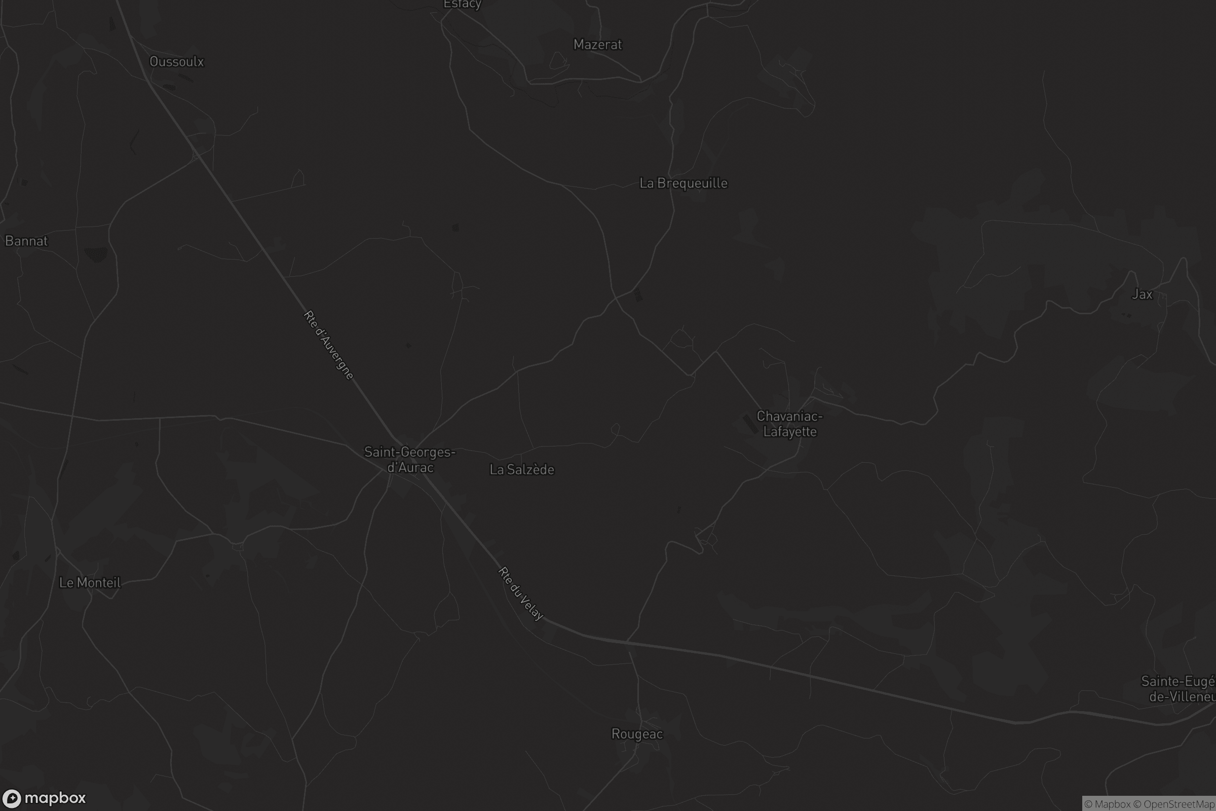 Carte de Saint-Georges-d'Aurac