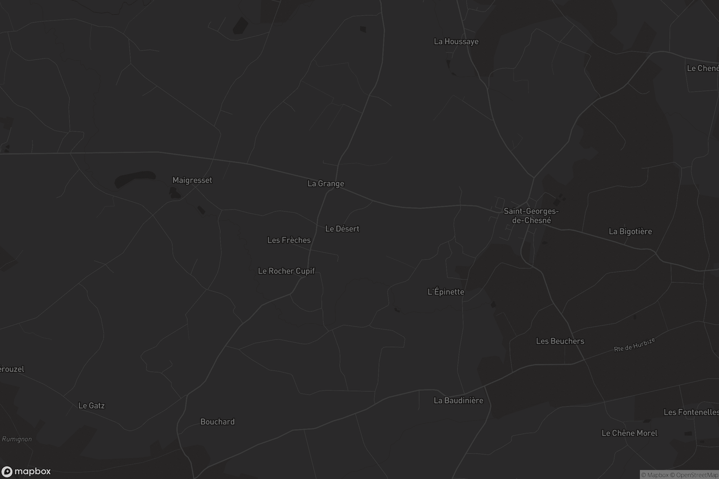 Carte de Saint-Georges-de-Chesné