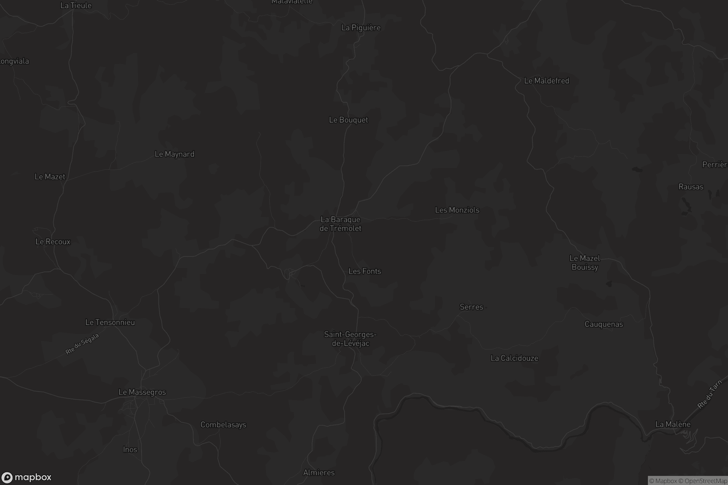 Carte de Saint-Georges-de-Lévéjac