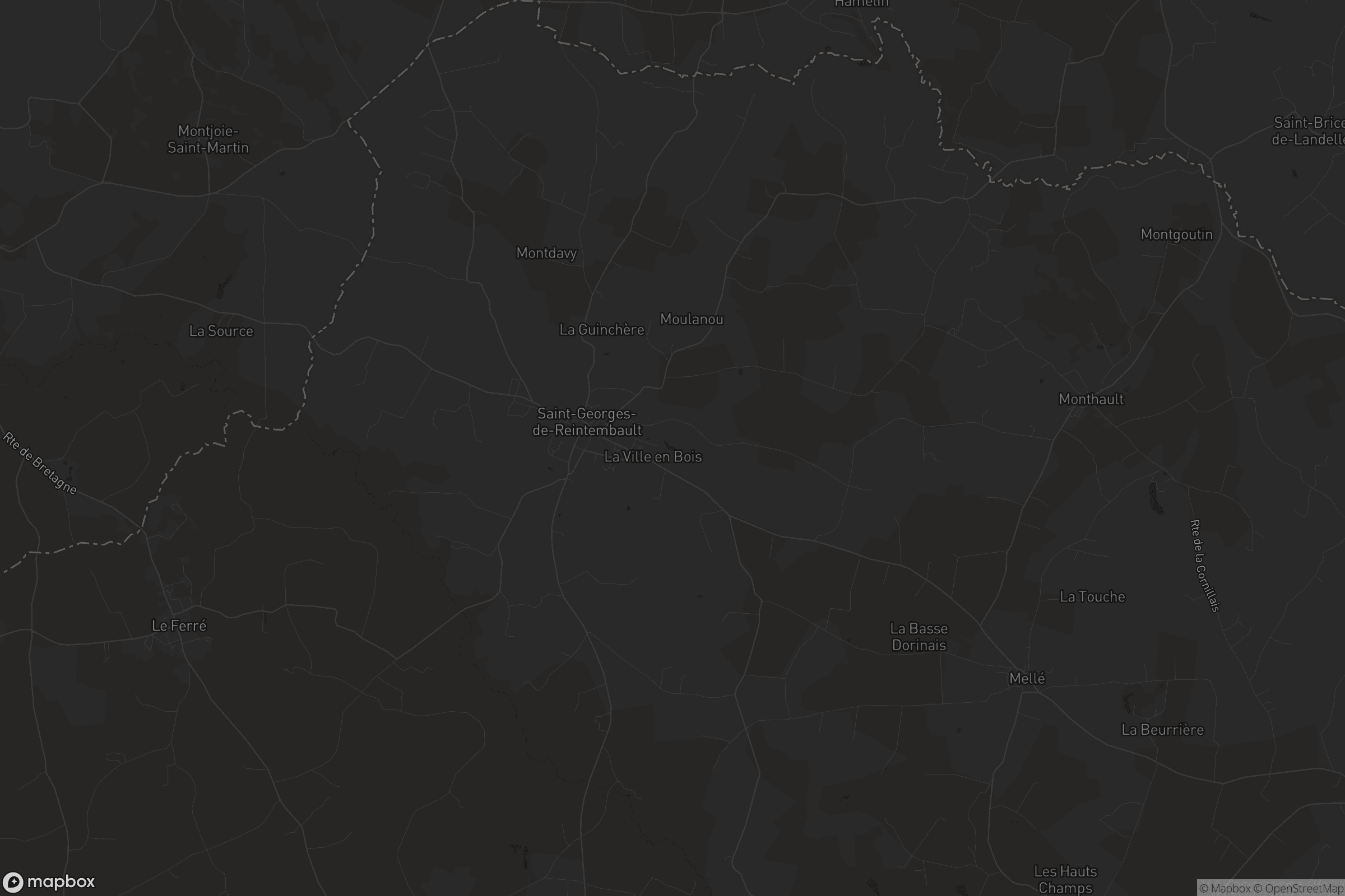 Carte de Saint-Georges-de-Reintembault