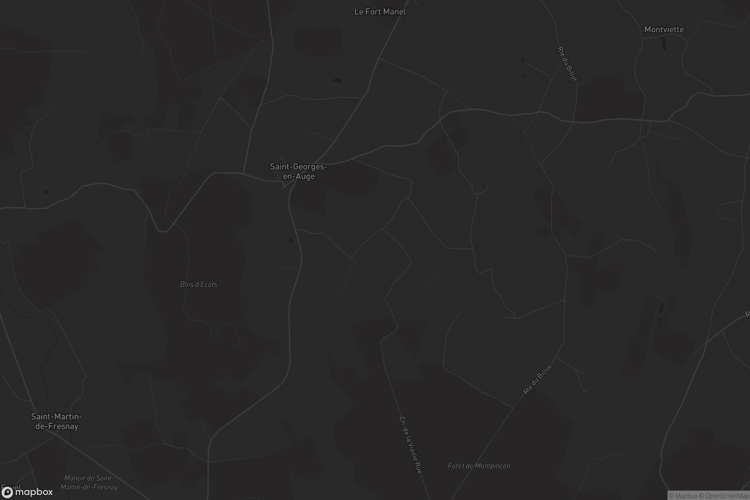 Carte de Saint-Georges-en-Auge