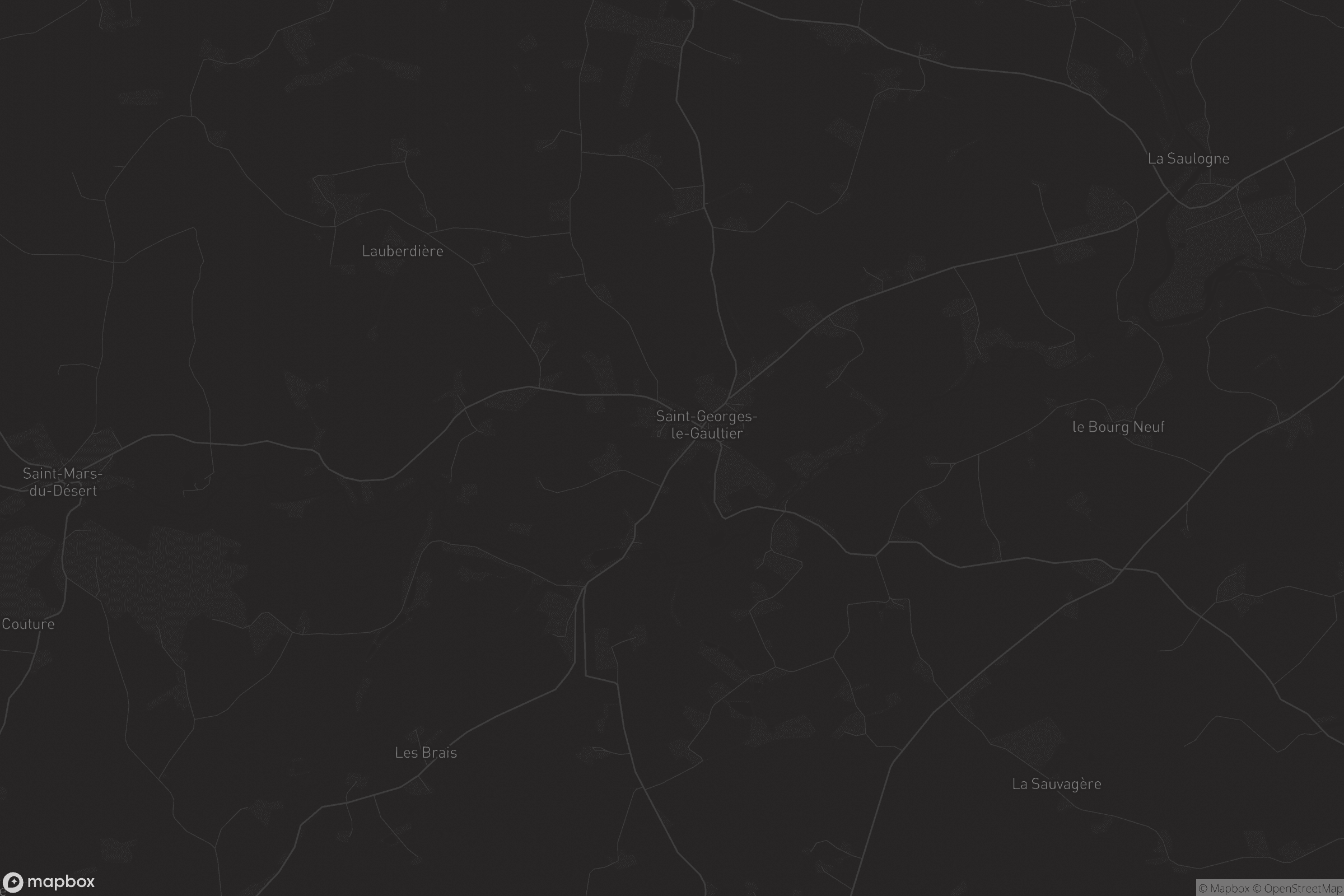 Carte de Saint-Georges-le-Gaultier