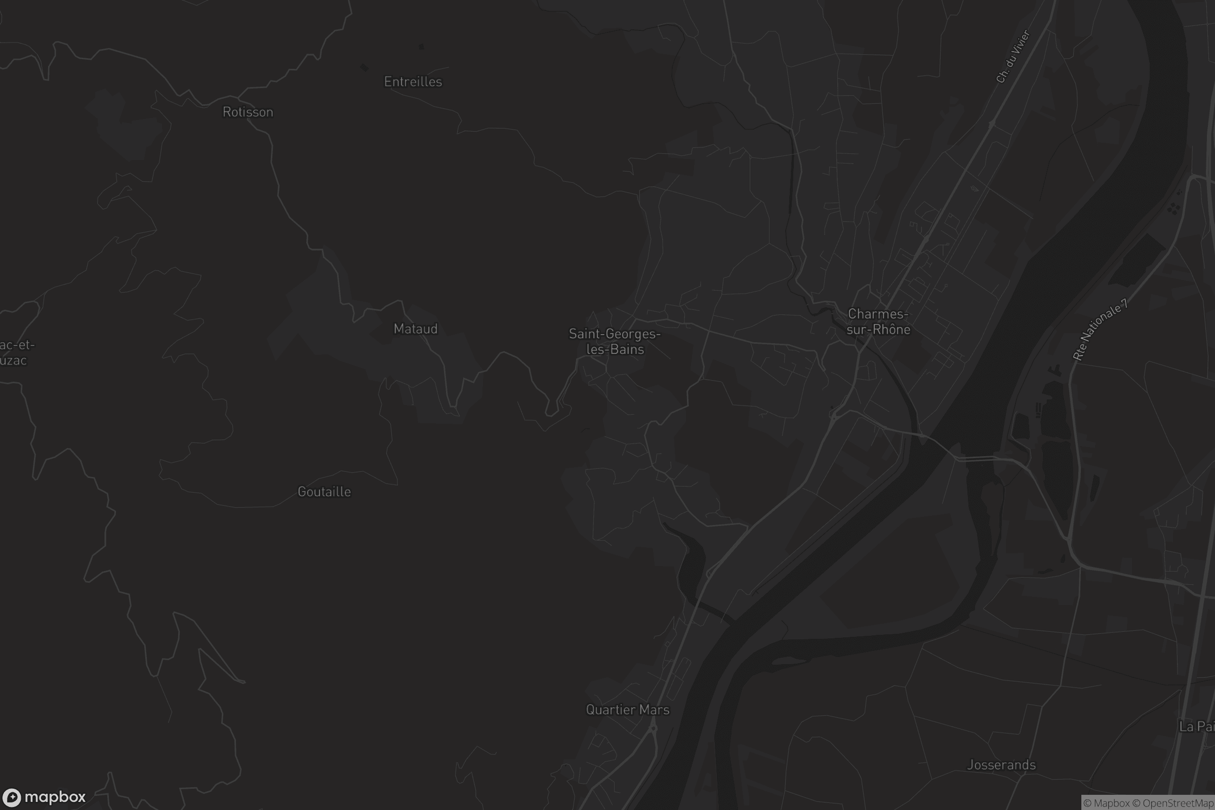 Carte de Saint-Georges-les-Bains