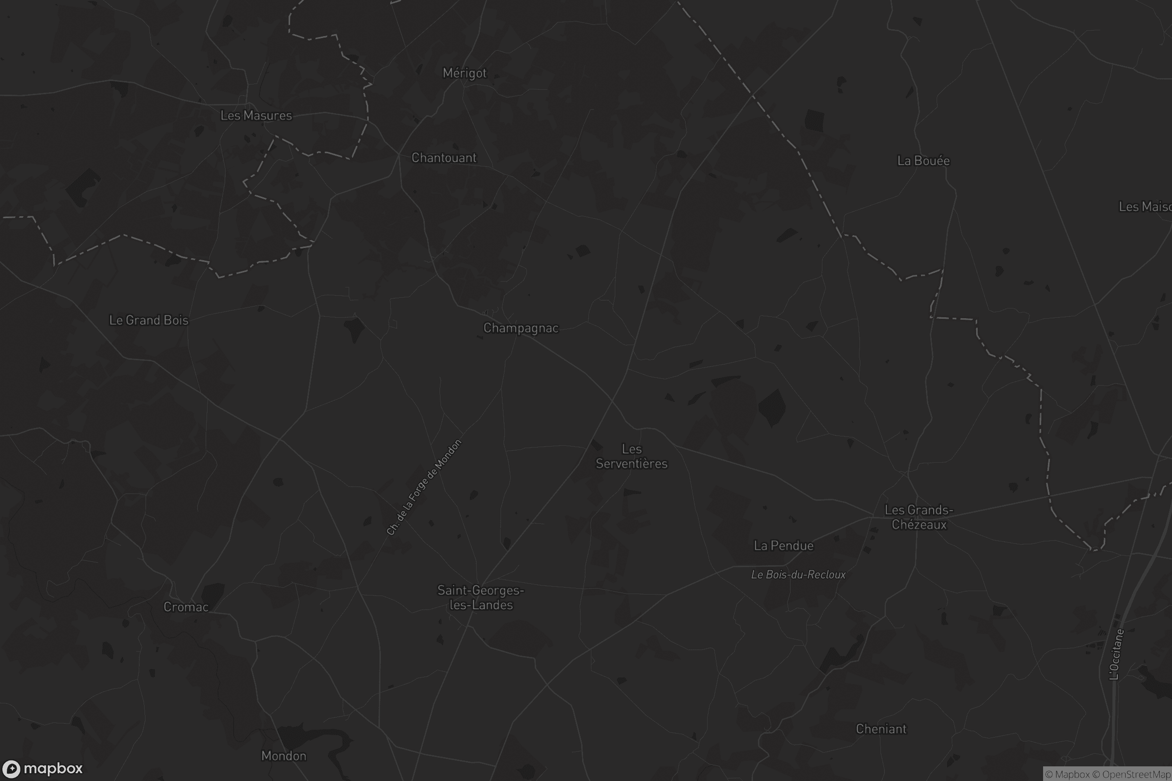 Carte de Saint-Georges-les-Landes