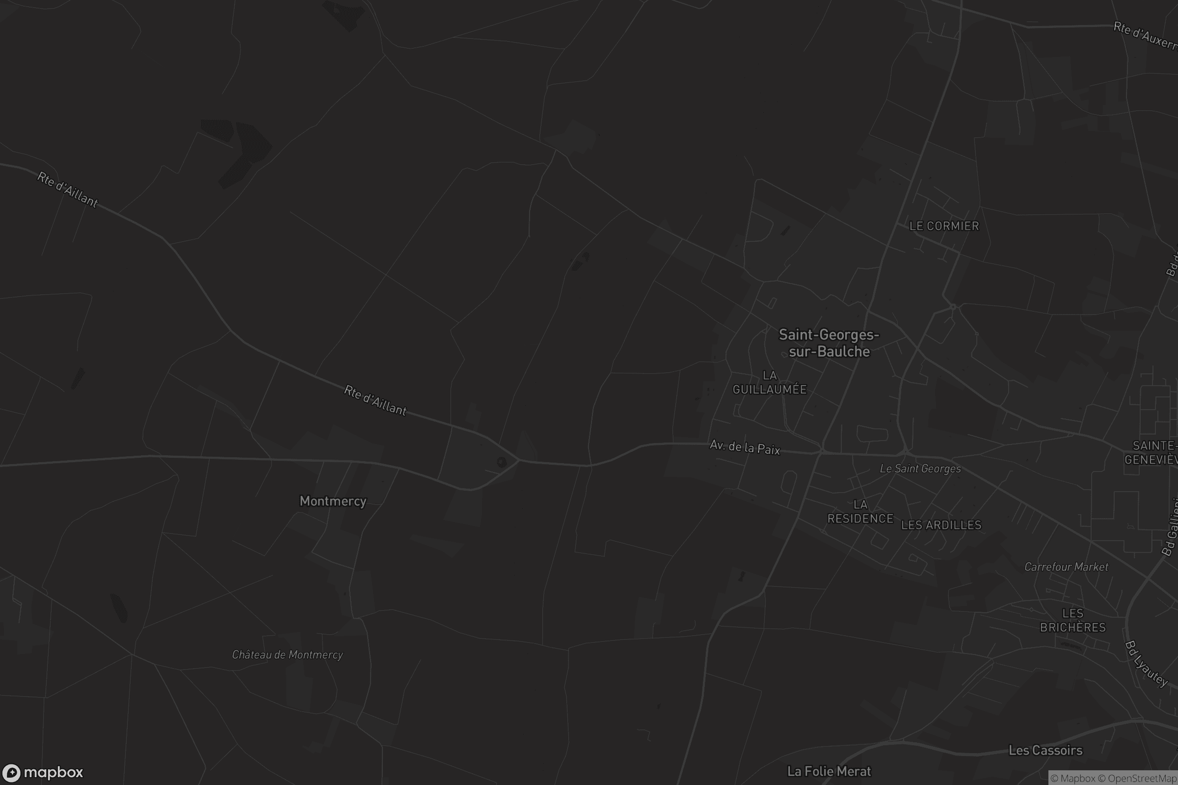 Carte de Saint-Georges-sur-Baulche