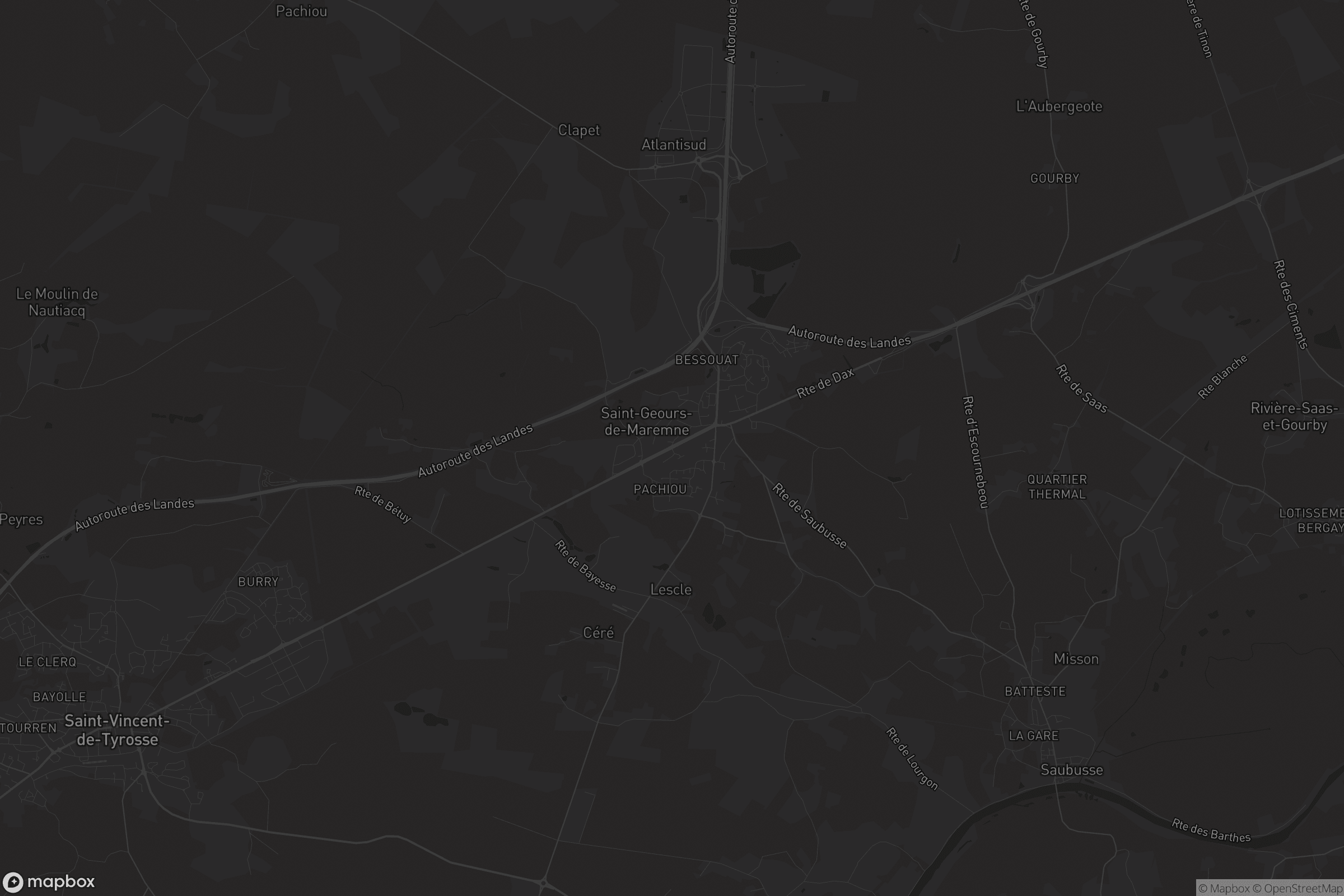 Carte de Saint-Geours-de-Maremne