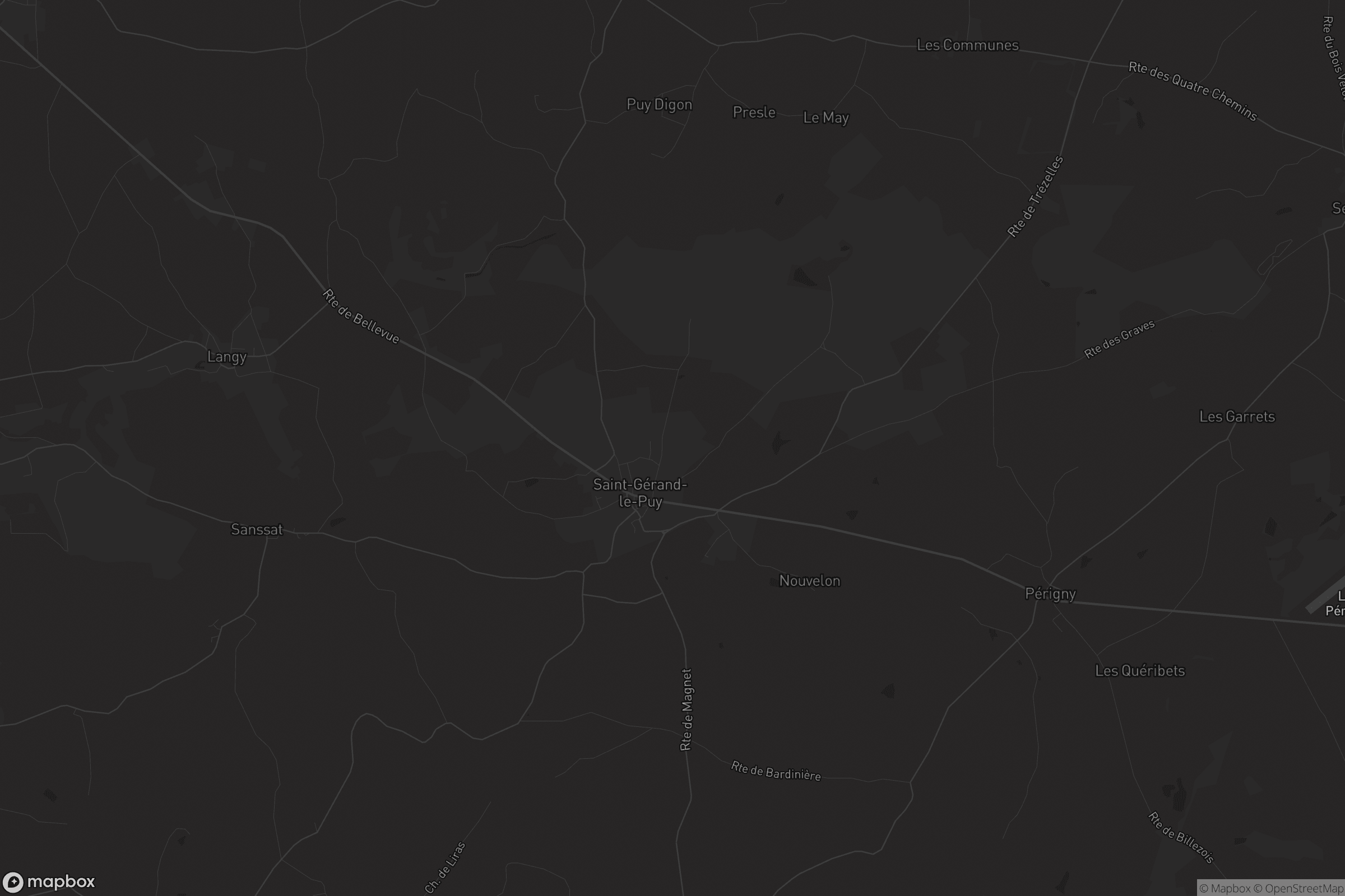 Carte de Saint-Gérand-le-Puy