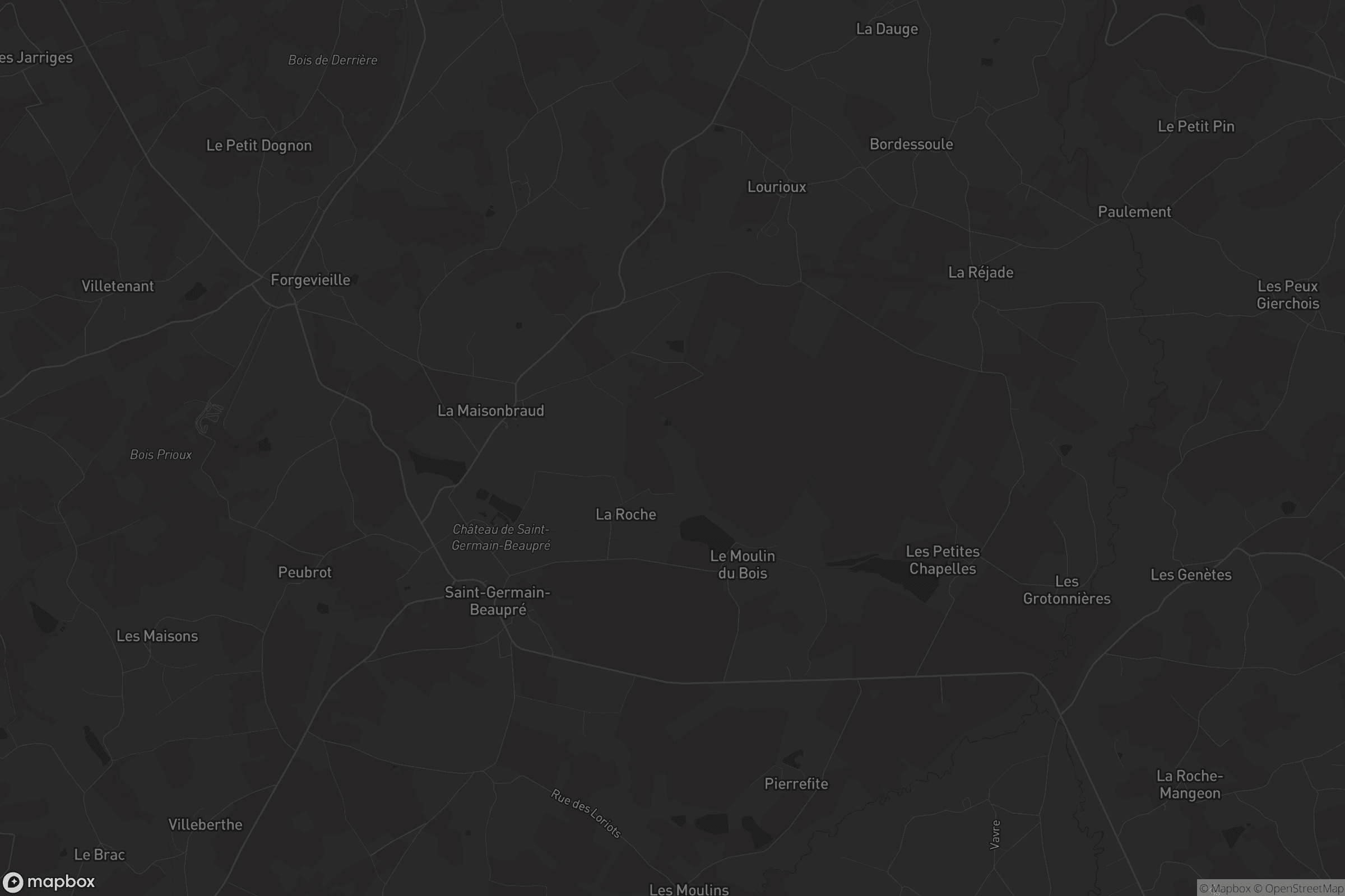 Carte de Saint-Germain-Beaupré