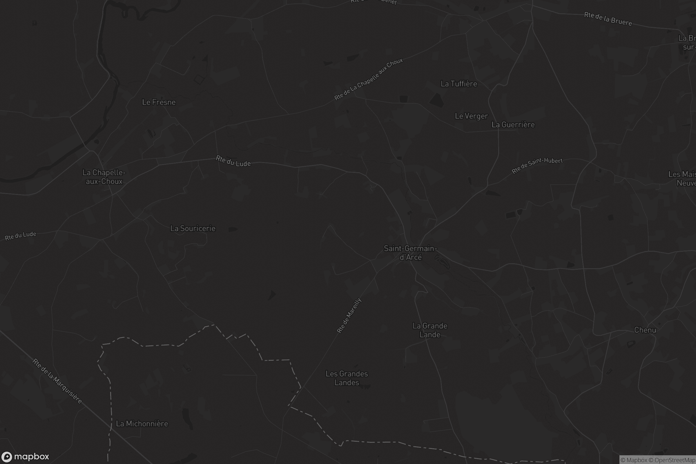 Carte de Saint-Germain-d'Arcé