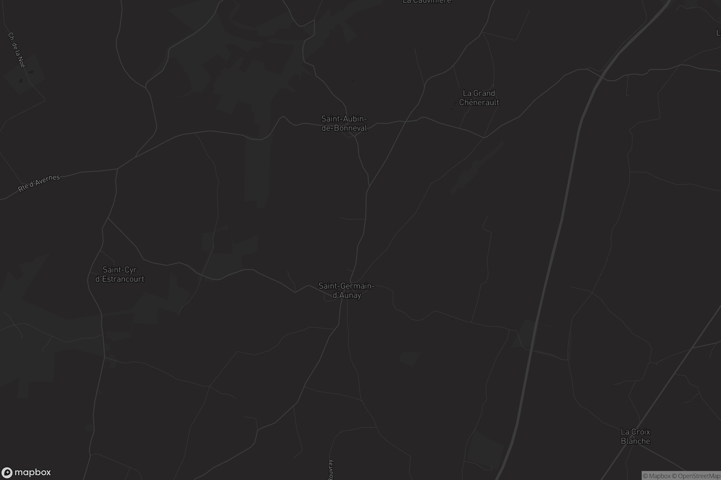 Carte de Saint-Germain-d'Aunay