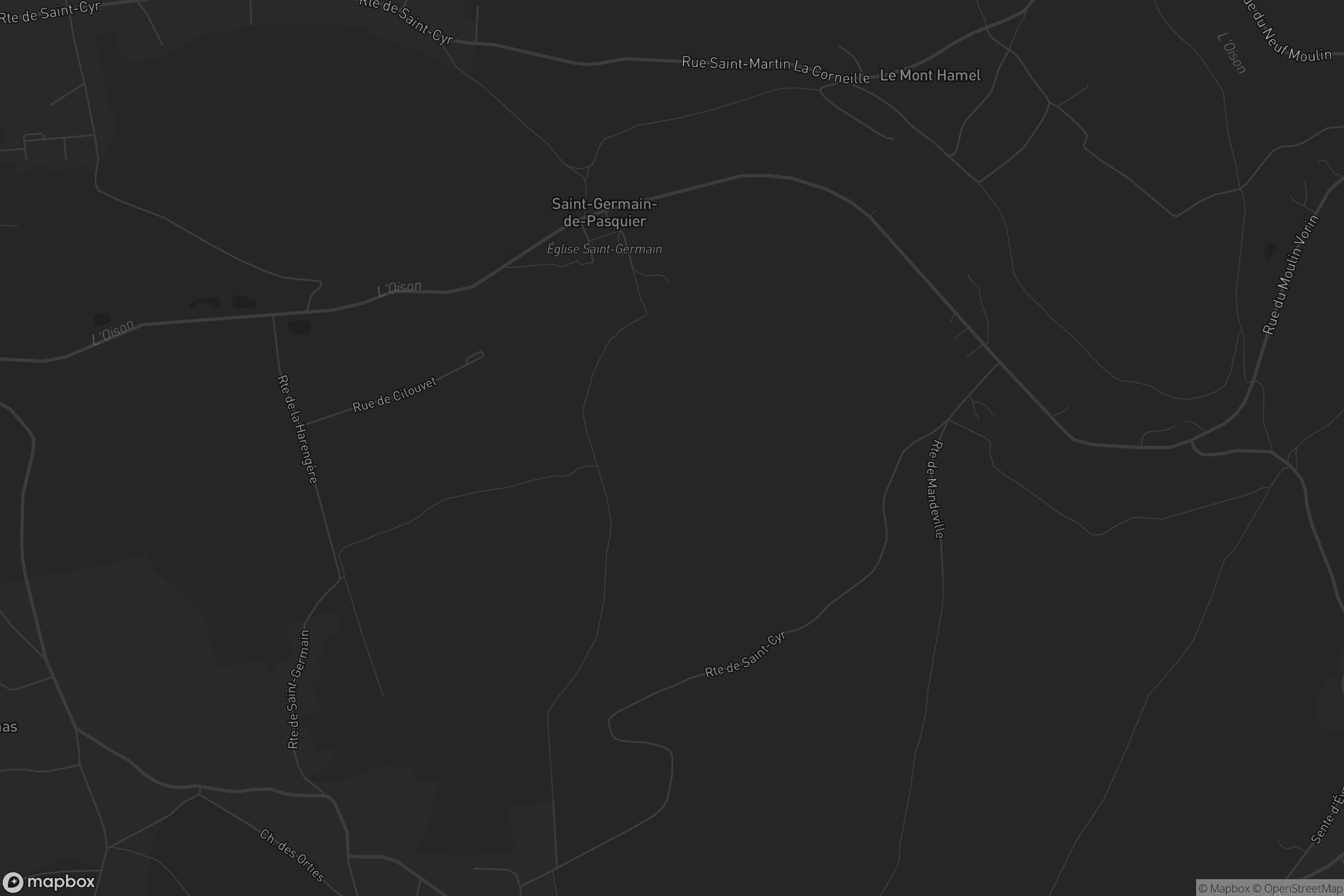 Carte de Saint-Germain-de-Pasquier