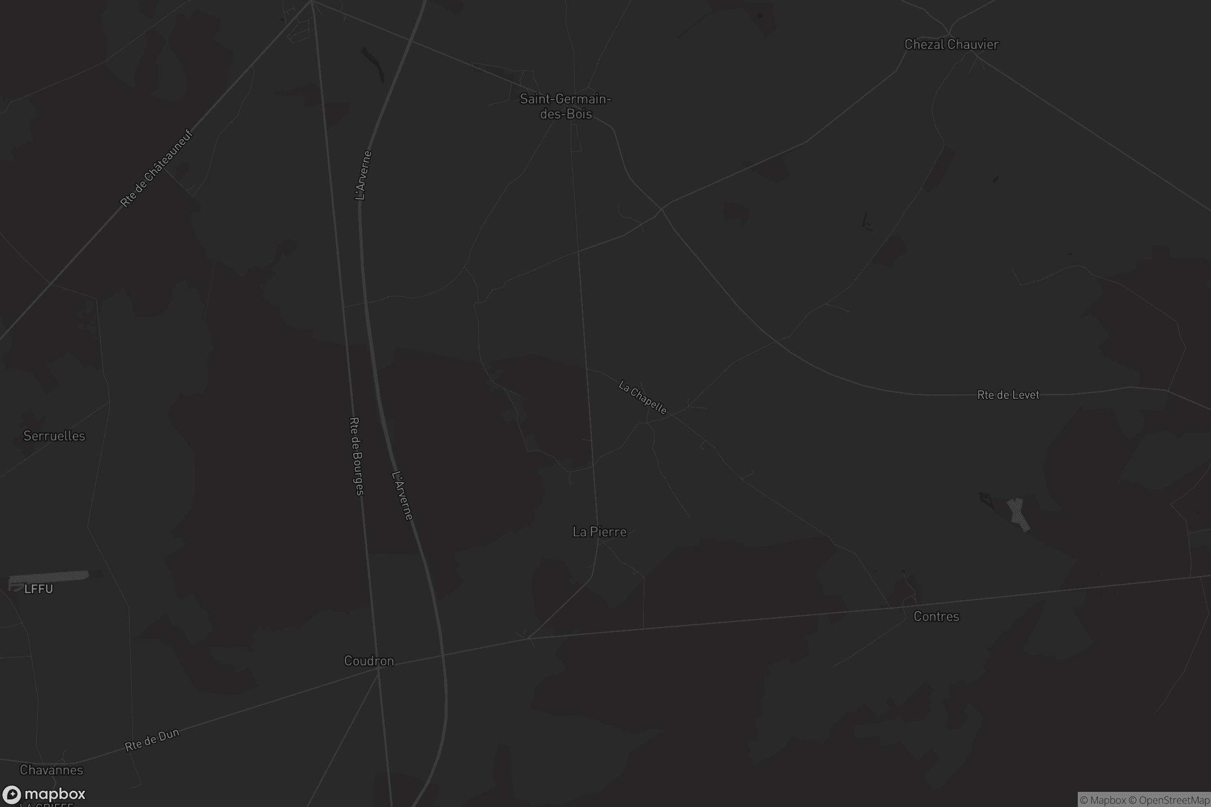 Carte de Saint-Germain-des-Bois