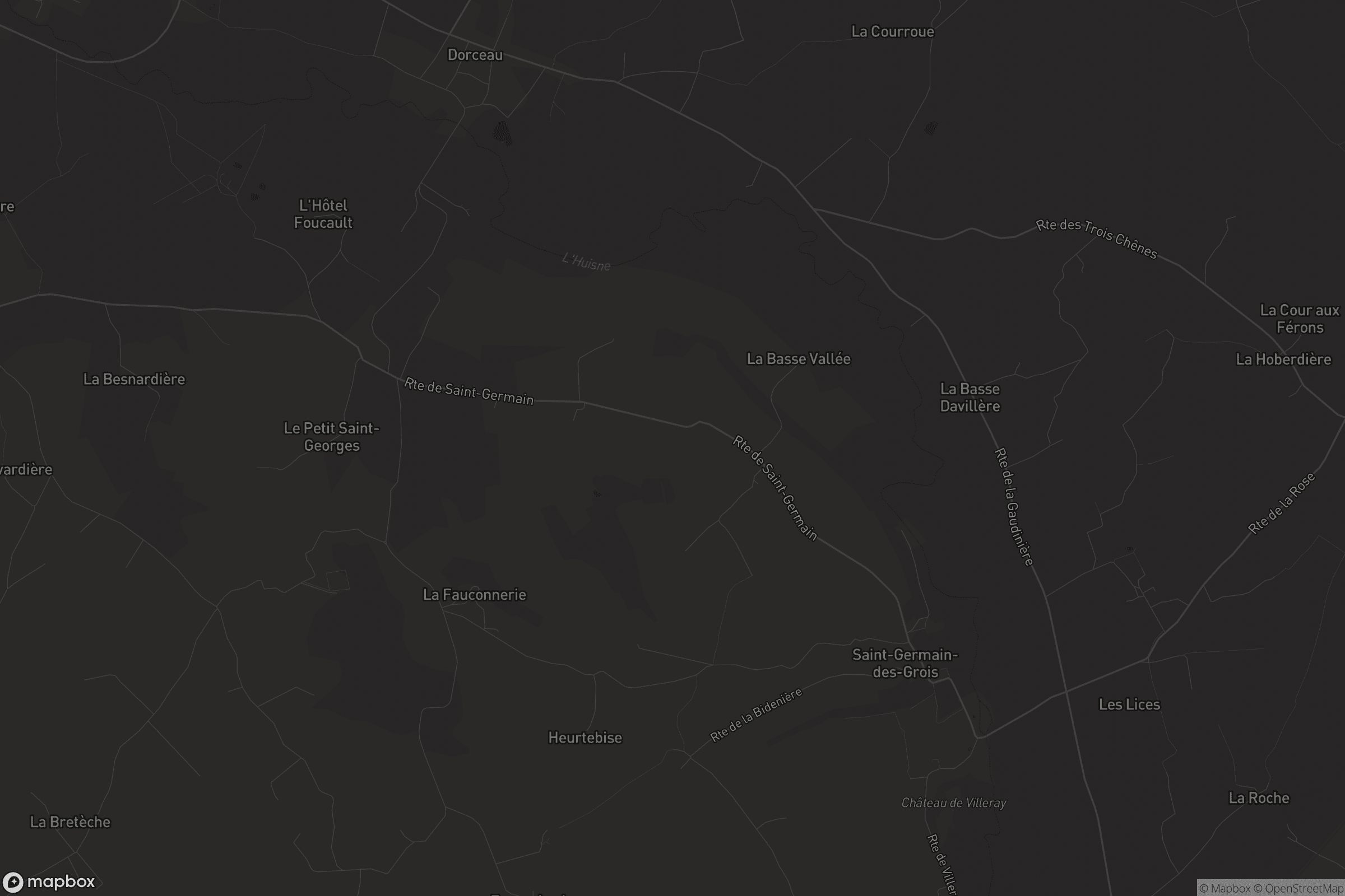 Carte de Saint-Germain-des-Grois