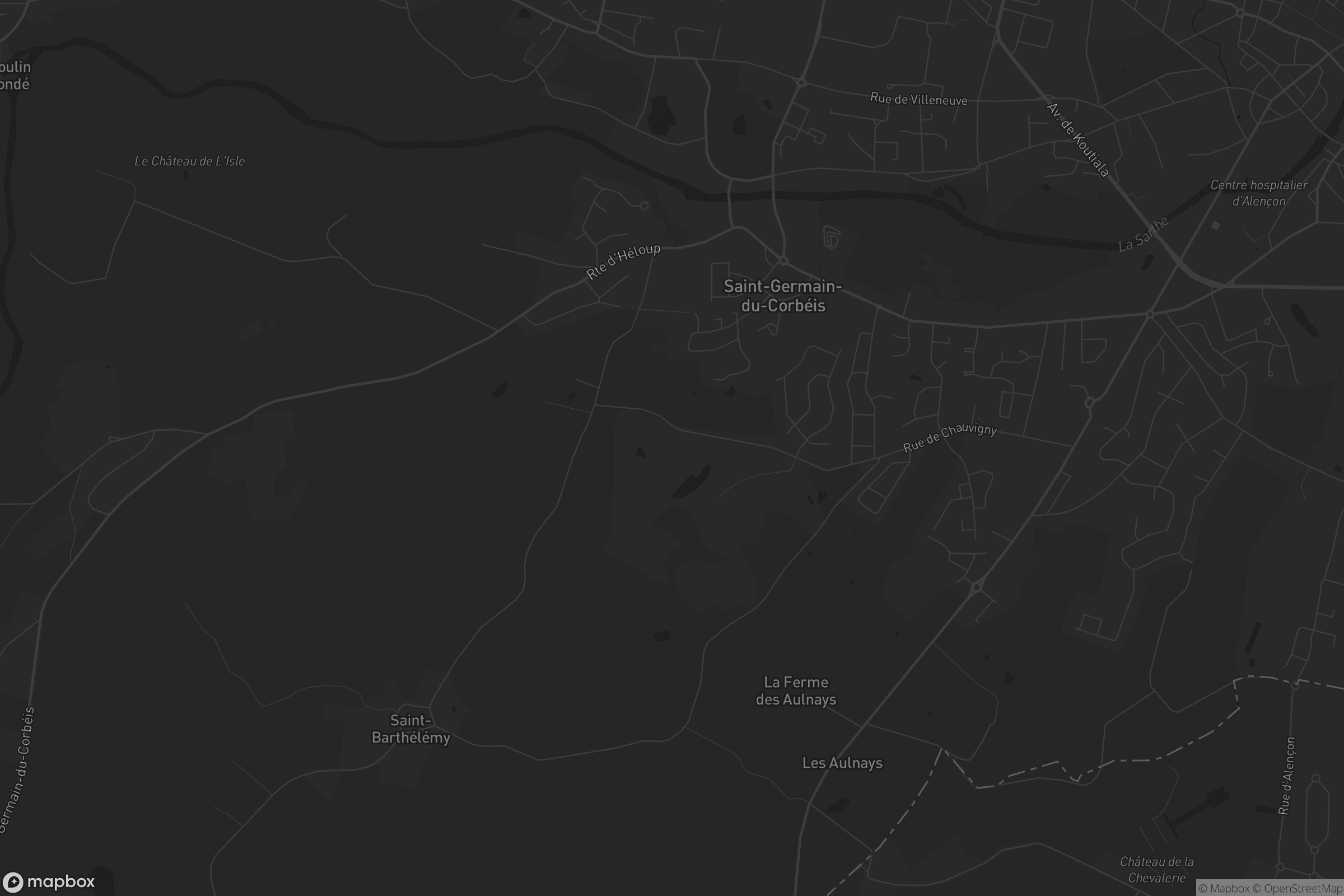 Carte de Saint-Germain-du-Corbéis