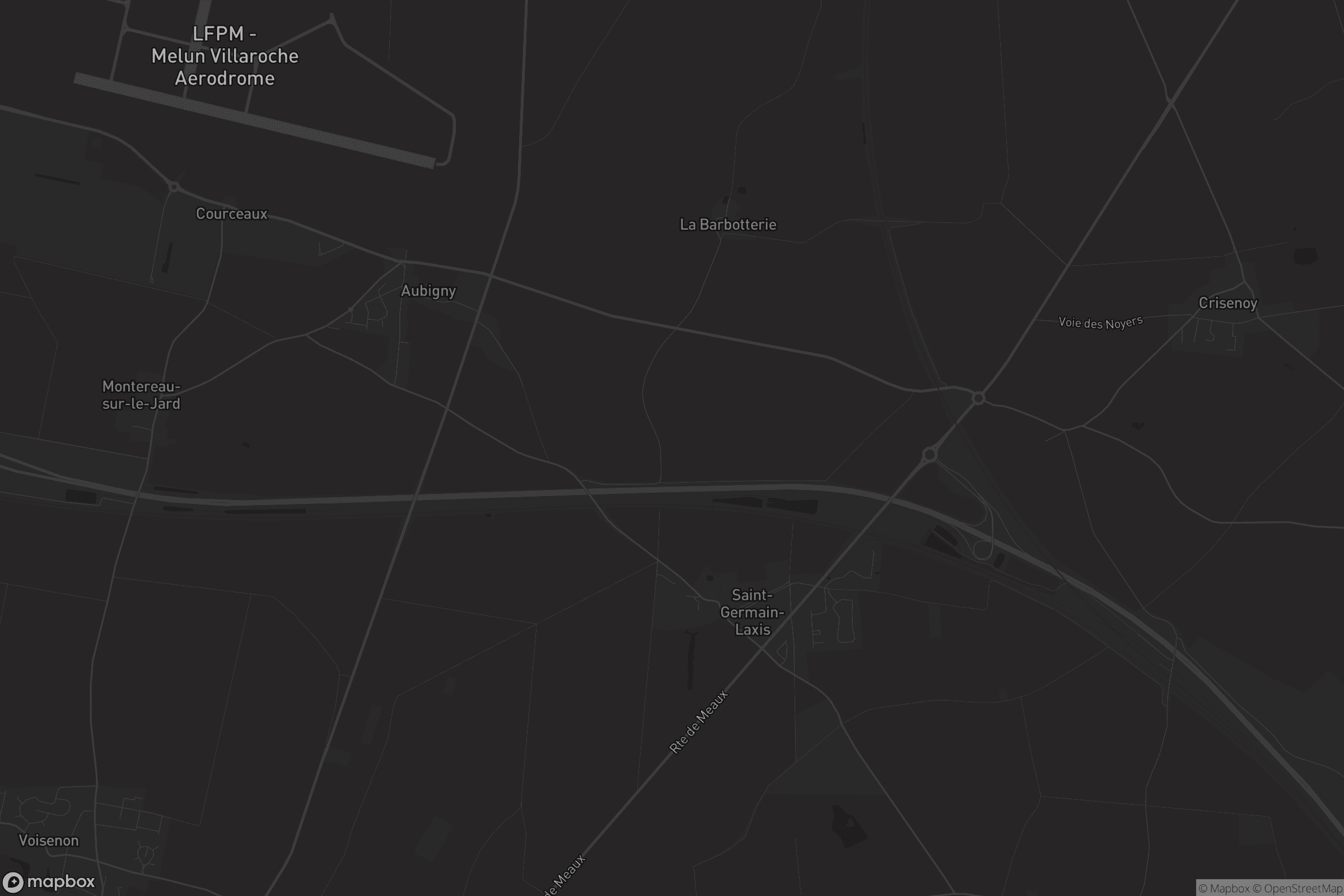 Carte de Saint-Germain-Laxis