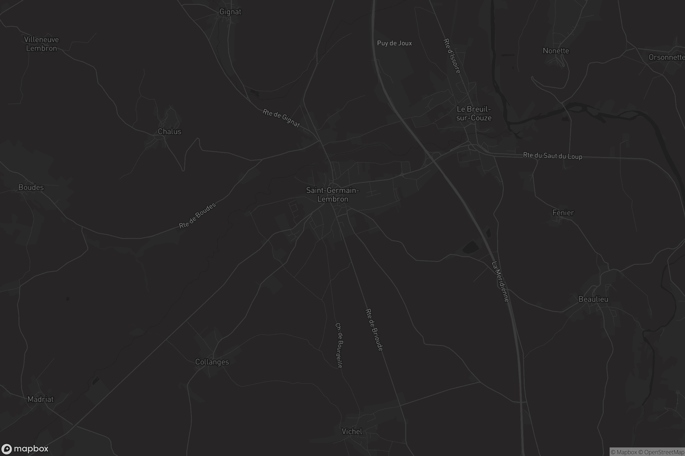 Carte de Saint-Germain-Lembron