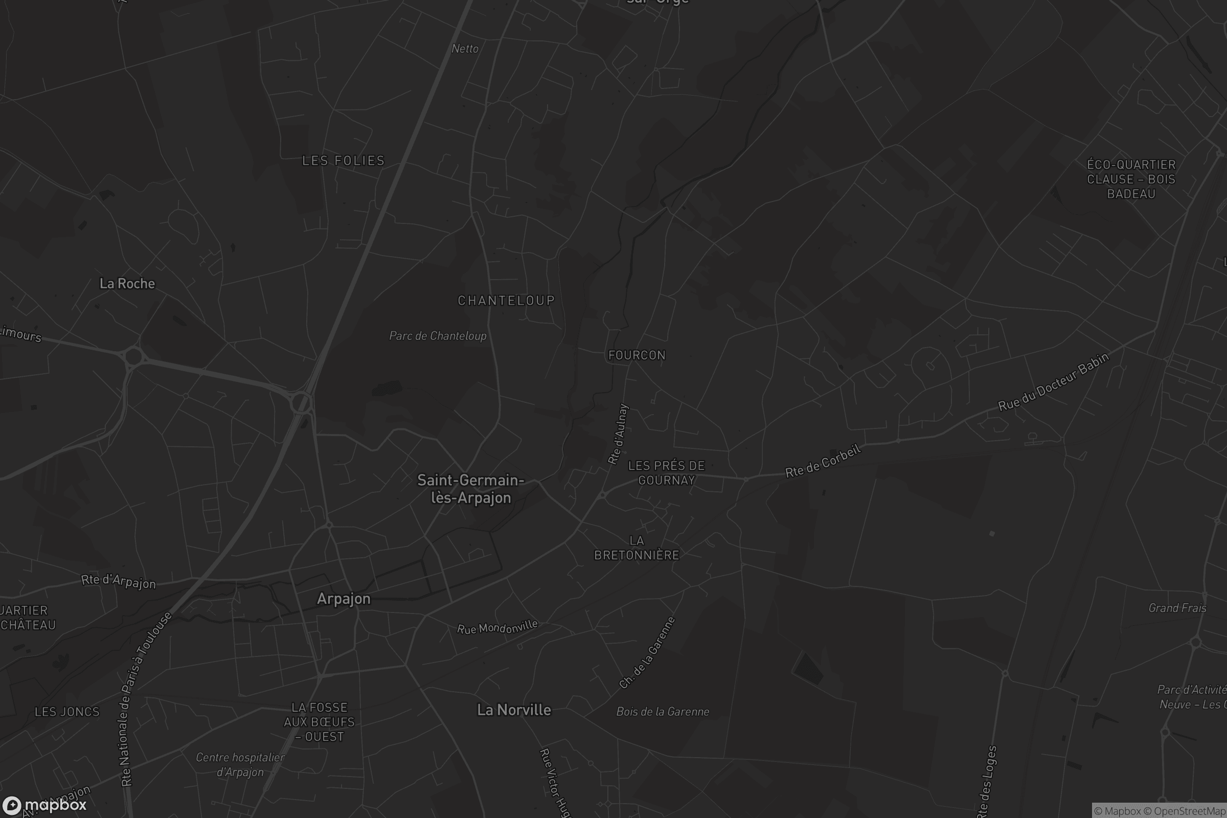 Carte de Saint-Germain-lès-Arpajon