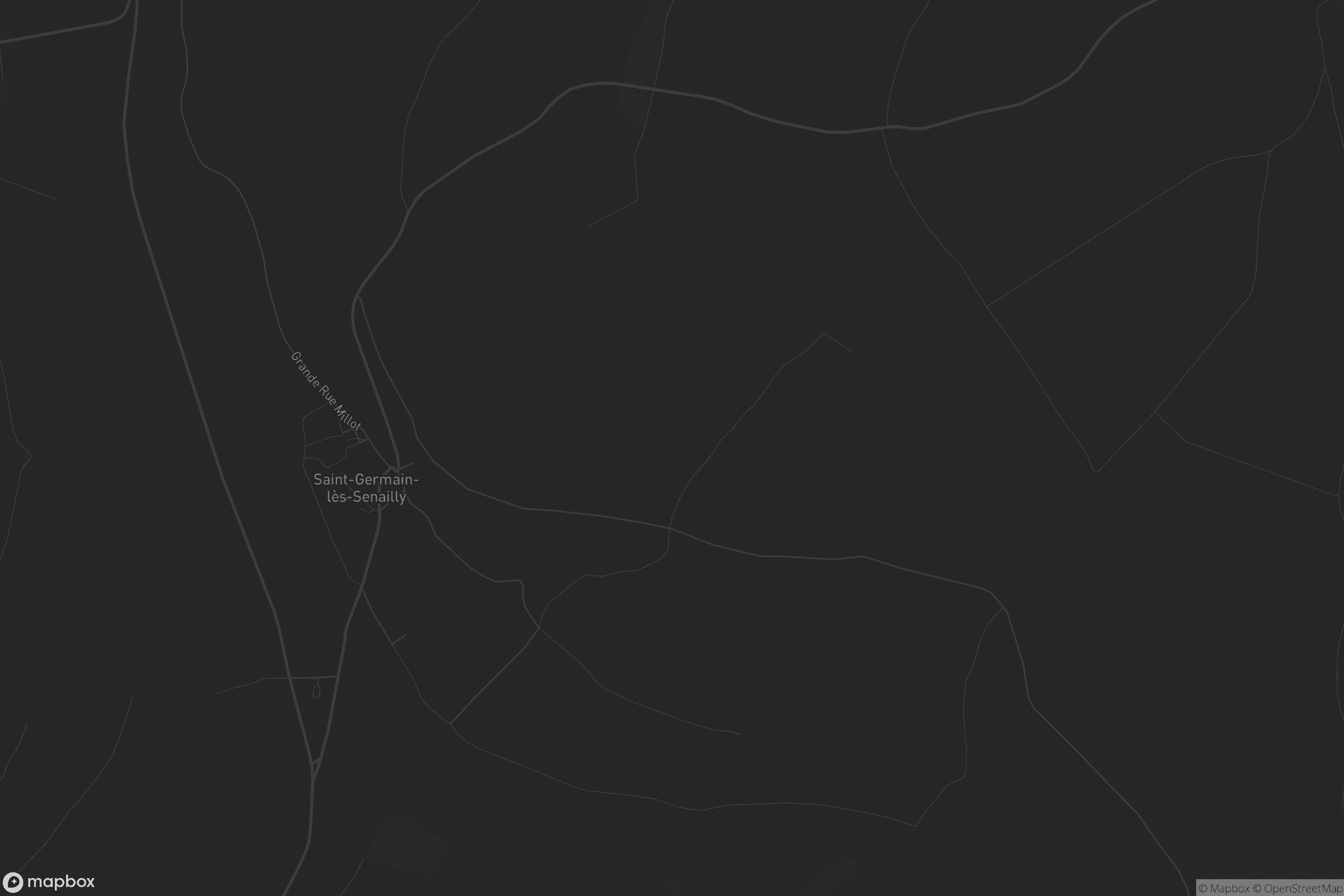 Carte de Saint-Germain-lès-Senailly