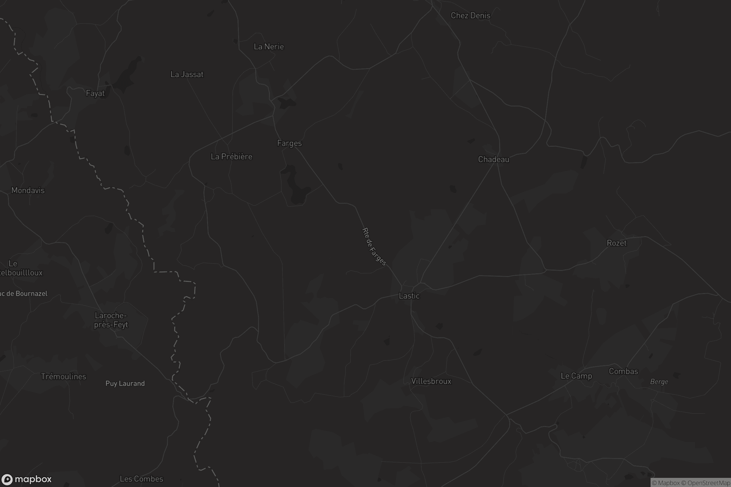 Carte de Saint-Germain-près-Herment