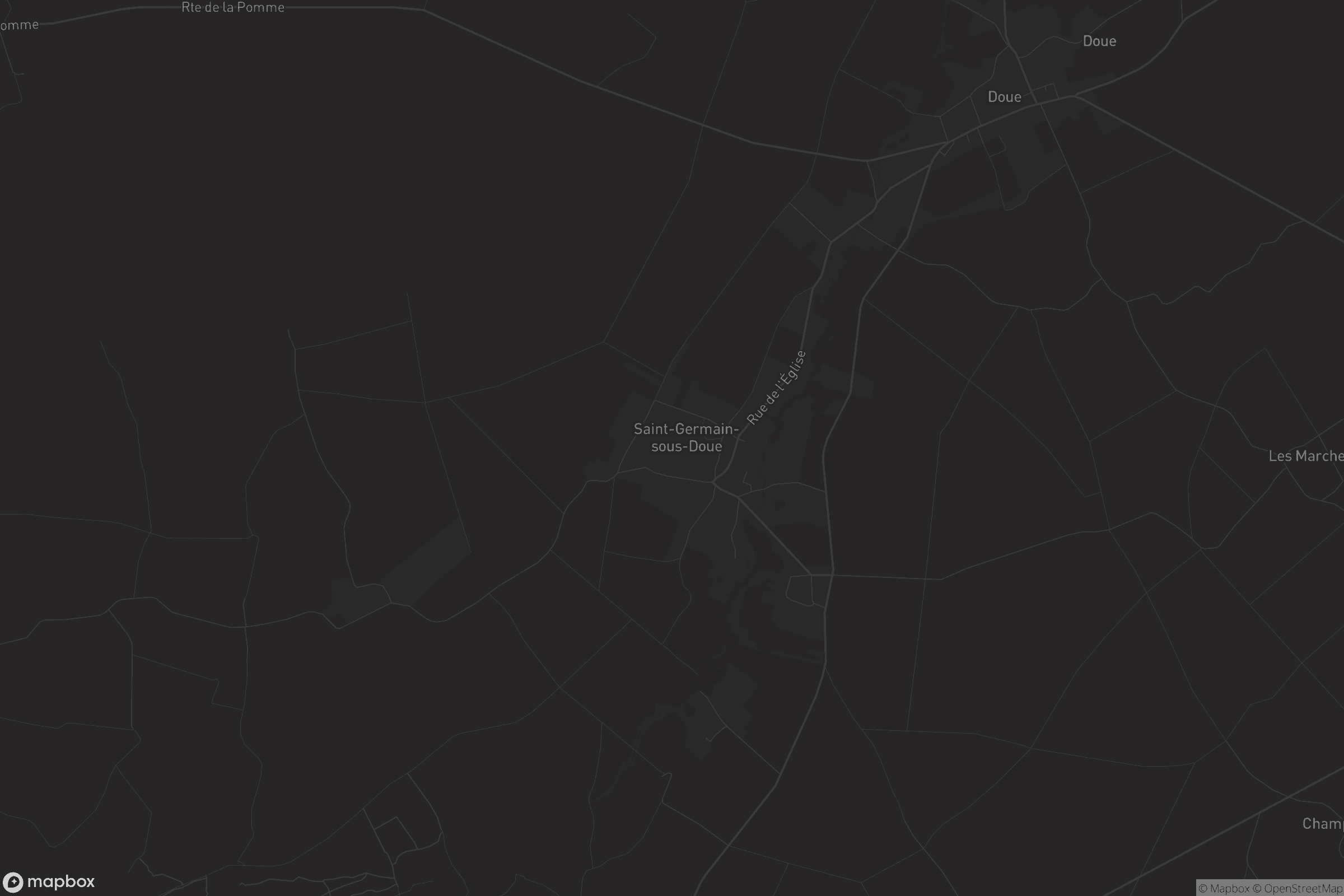 Carte de Saint-Germain-sous-Doue