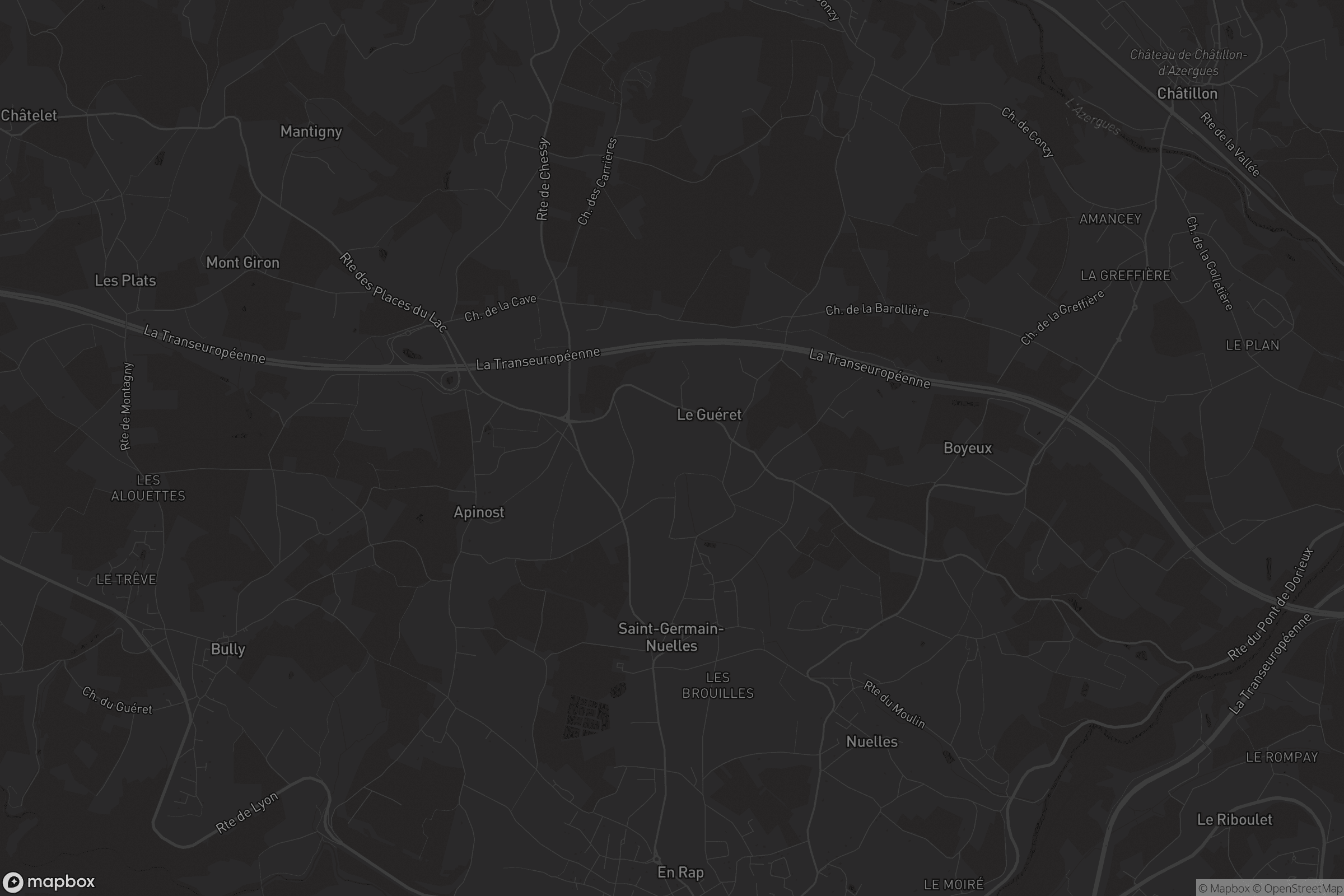 Carte de Saint-Germain-sur-l'Arbresle