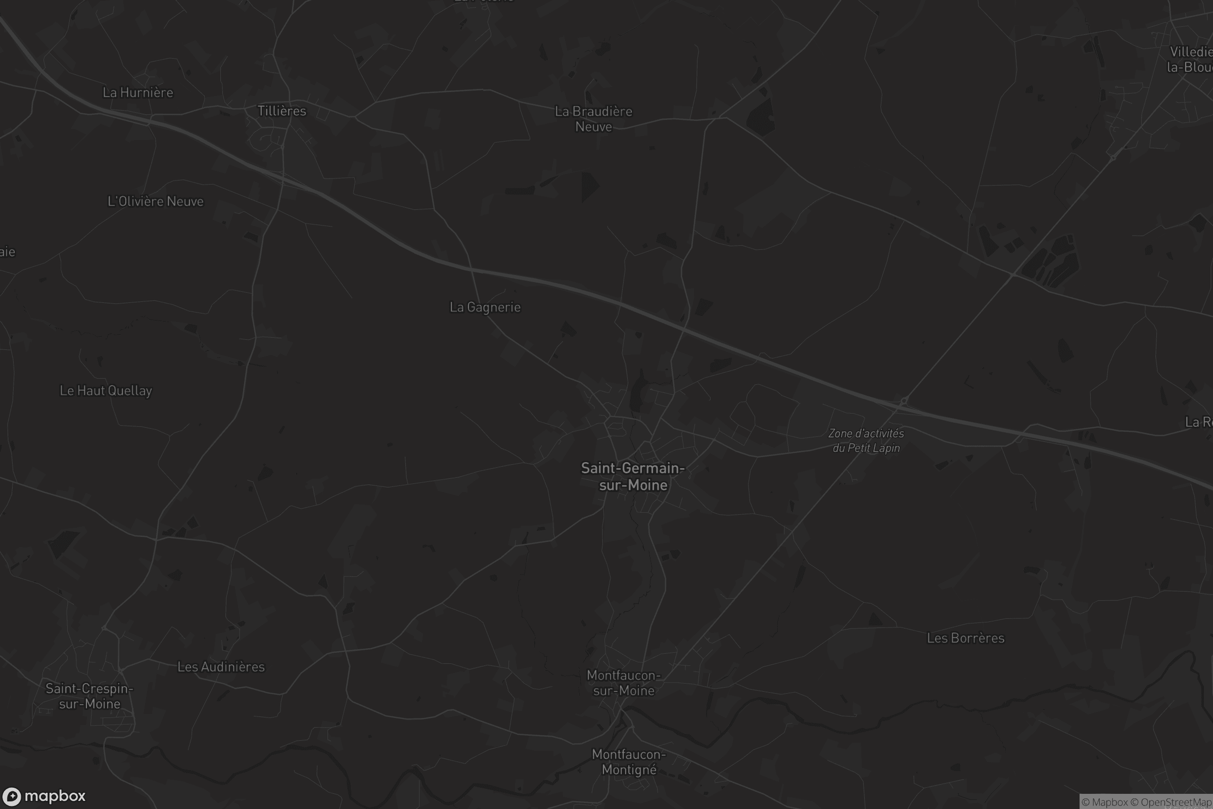 Carte de Saint-Germain-sur-Moine