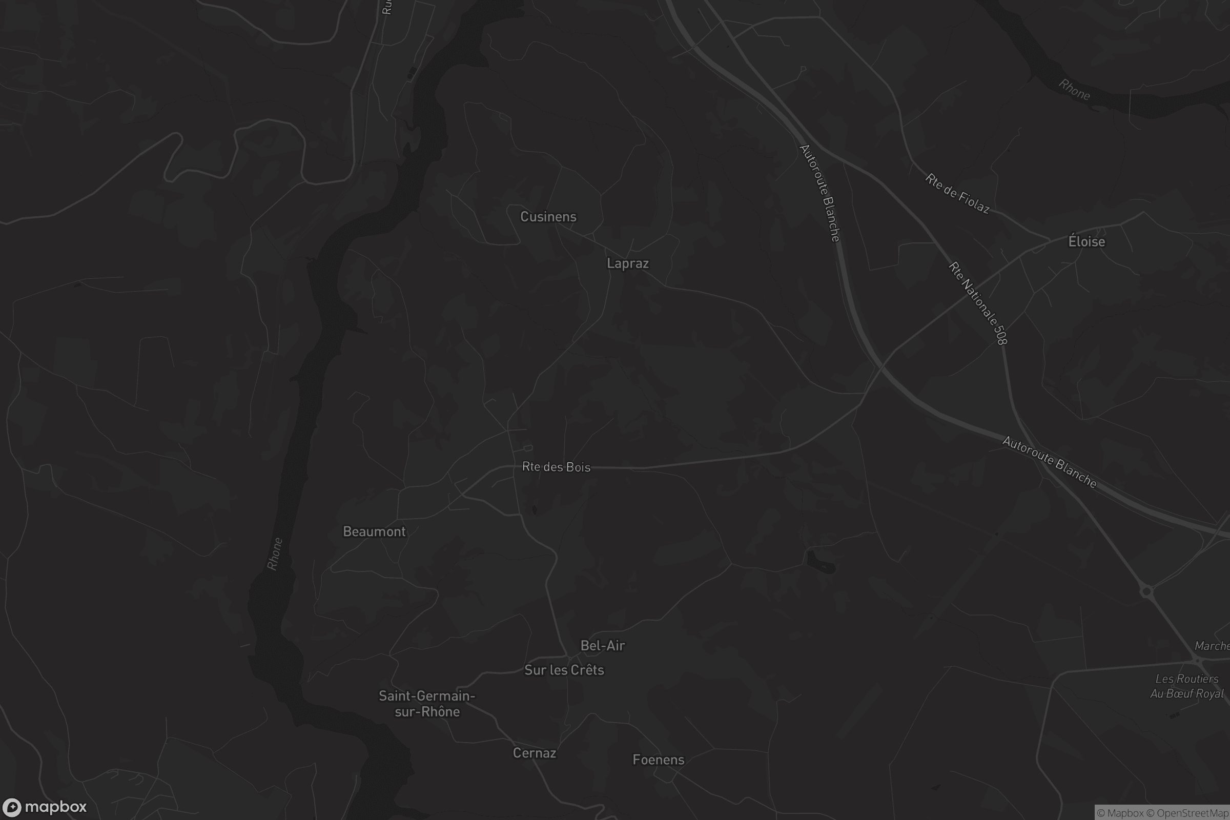 Carte de Saint-Germain-sur-Rhône